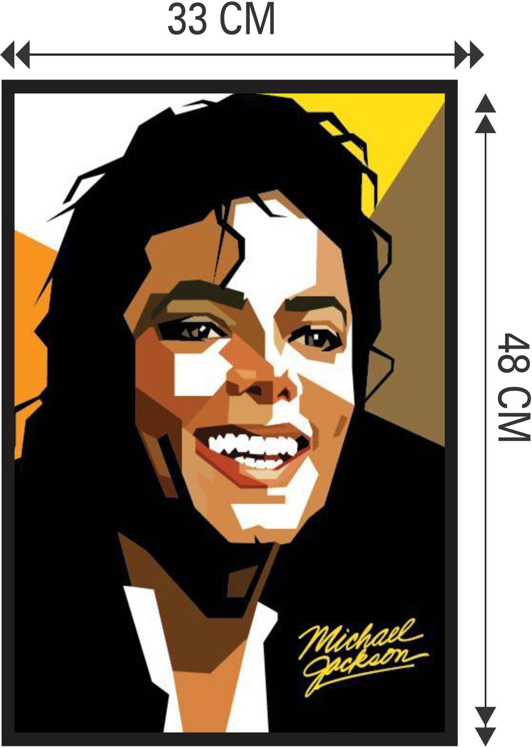 Michael Jackson 300 GSM Poster ( Size :- 13 X 19 inch ) Paper