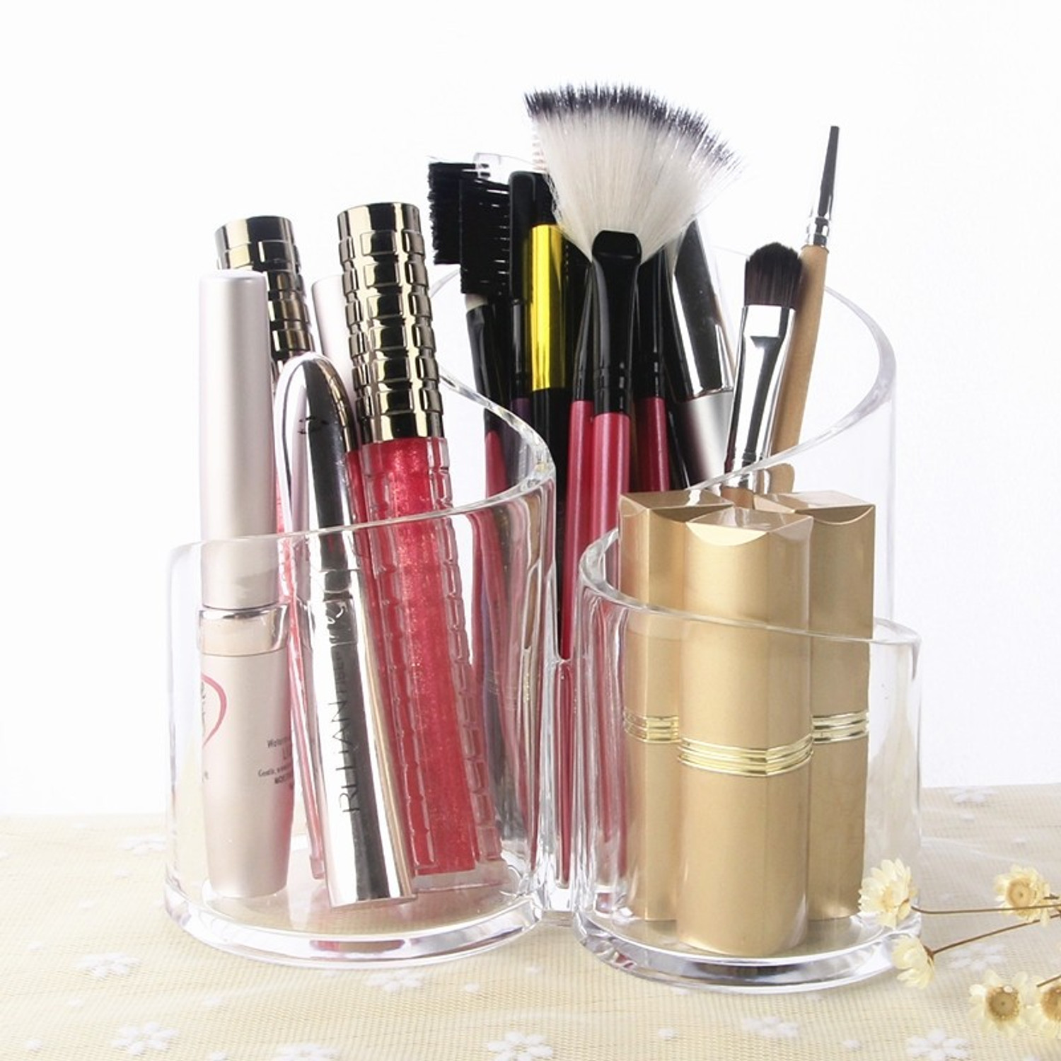 Image of QUICK UNBOX 200 Compartments Acrylic Pen Pencil Stationery Jewelry Cosmetics Makeup Brush Tooth Brush Shaving Kits