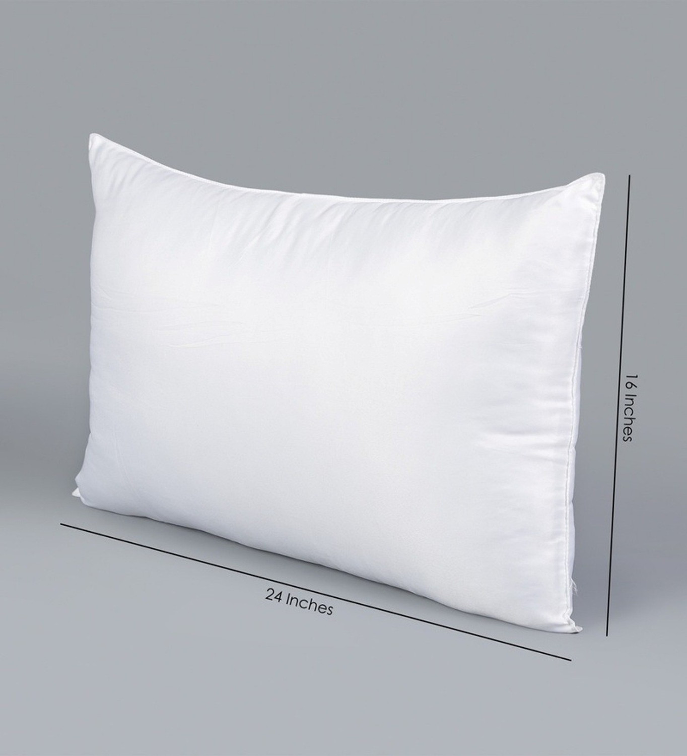 Image of ROYALREOX Microfibre Sleeping Pillow Pack of 2 Polka