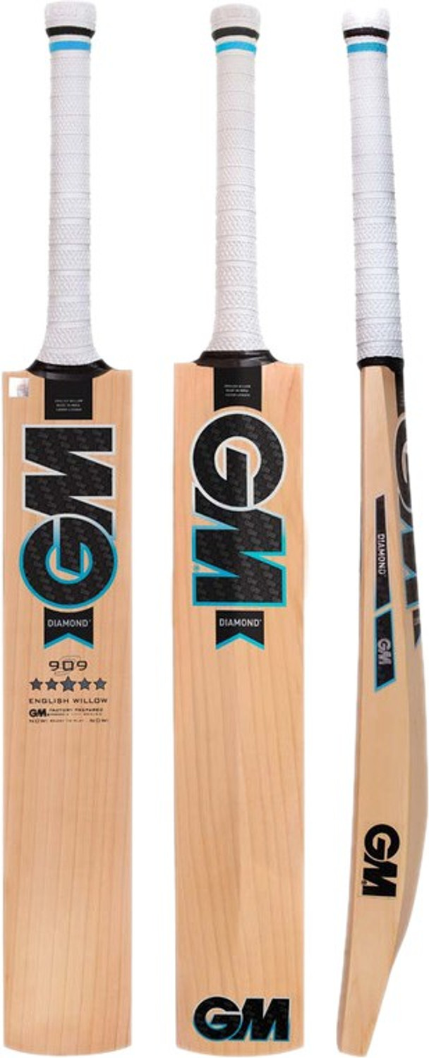 Image of GM Diamond 909 English Willow Cricket Bat For 15+ Yrs