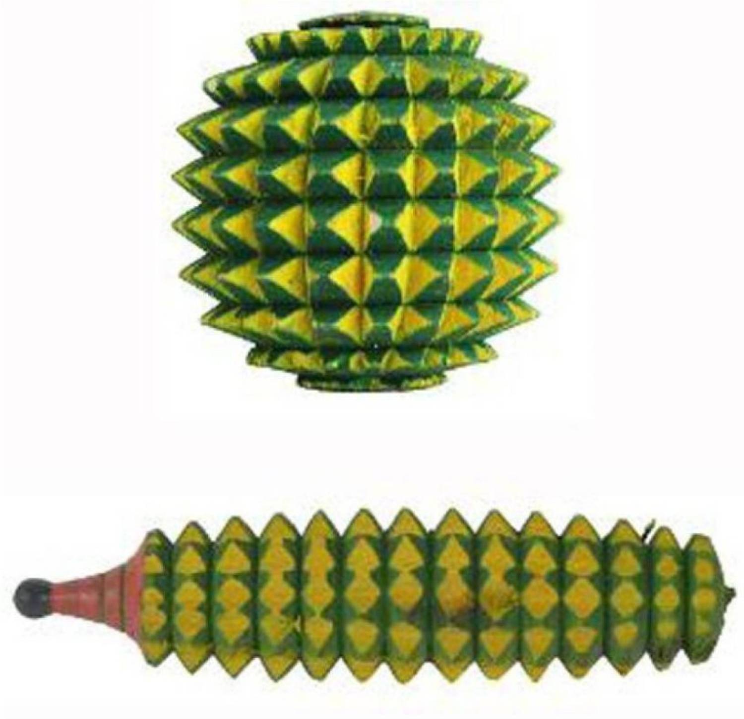 Acufit ACU-117 Acupressure Massager Tools Combo Kit for Stress and Pain Relief with Acupressure Wooden Ball + Wooden Karela Acupressure Tool Kit Massager