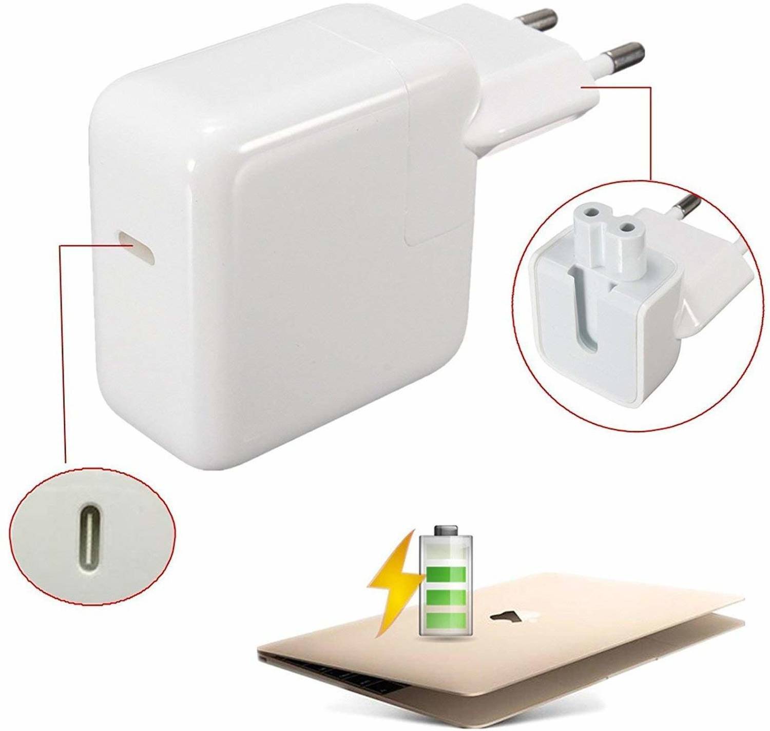 Maxelon A1706 61 W Adapter - Maxelon : Flipkart.com