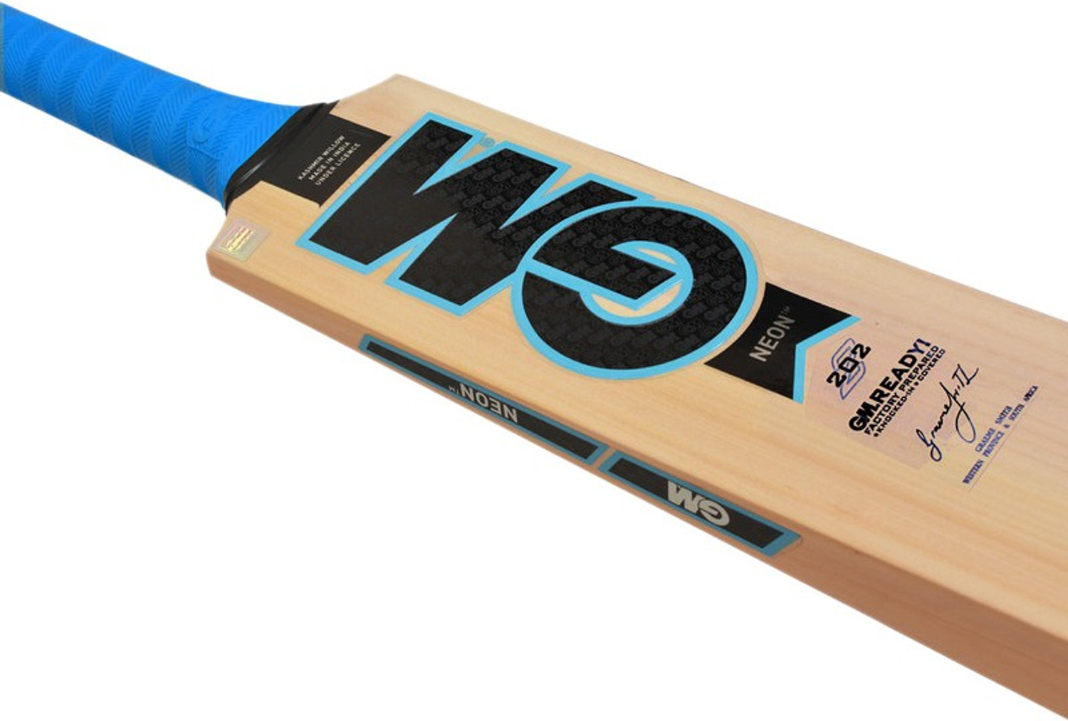 Image of GM Neon 202 Kashmir Willow Cricket Bat For 15+ Yrs