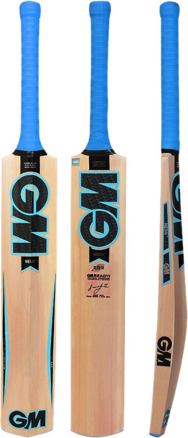Image of GM Neon 202 Kashmir Willow Cricket Bat For 15+ Yrs