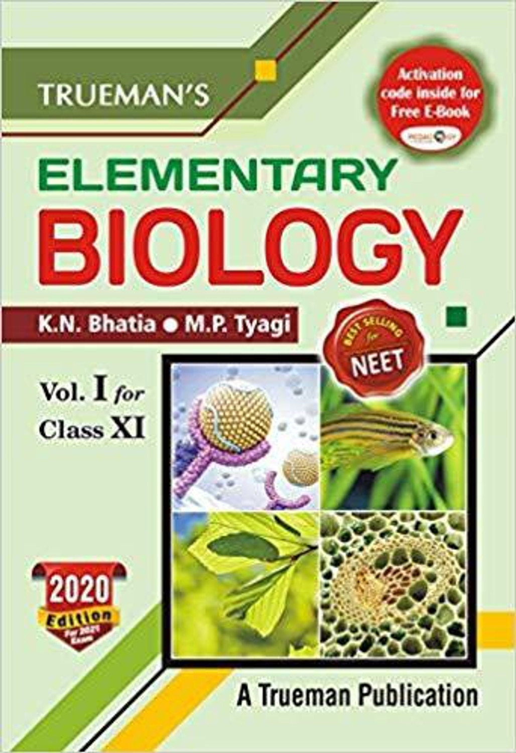 Image of Trueman's Elementary Biology, Volume - 1 for Class 11 (Examination 2020-2021)