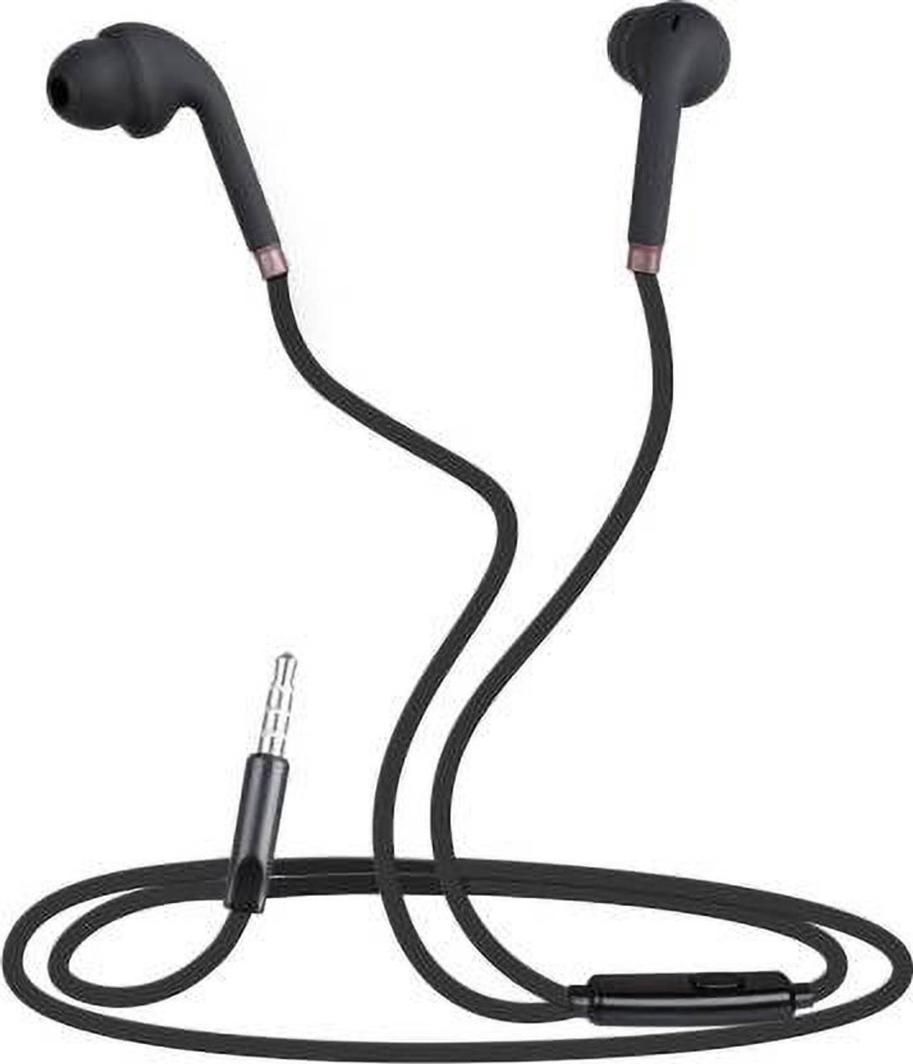ZEBRONICS ZEB COROLLA Wired Headset (Black, In the Ear)