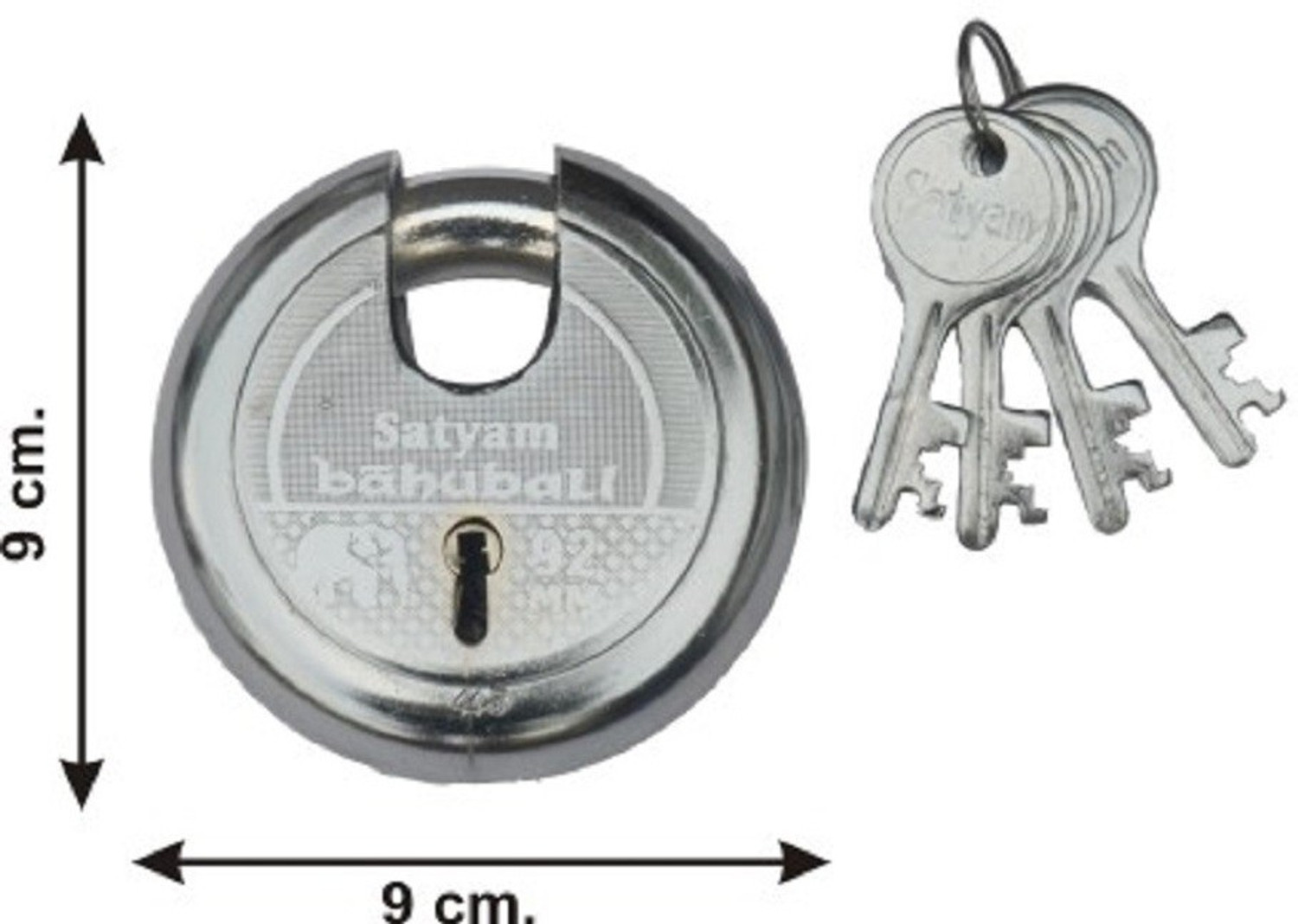 Image of SATYAM Bahubali Shutter Lock 90MM Lock