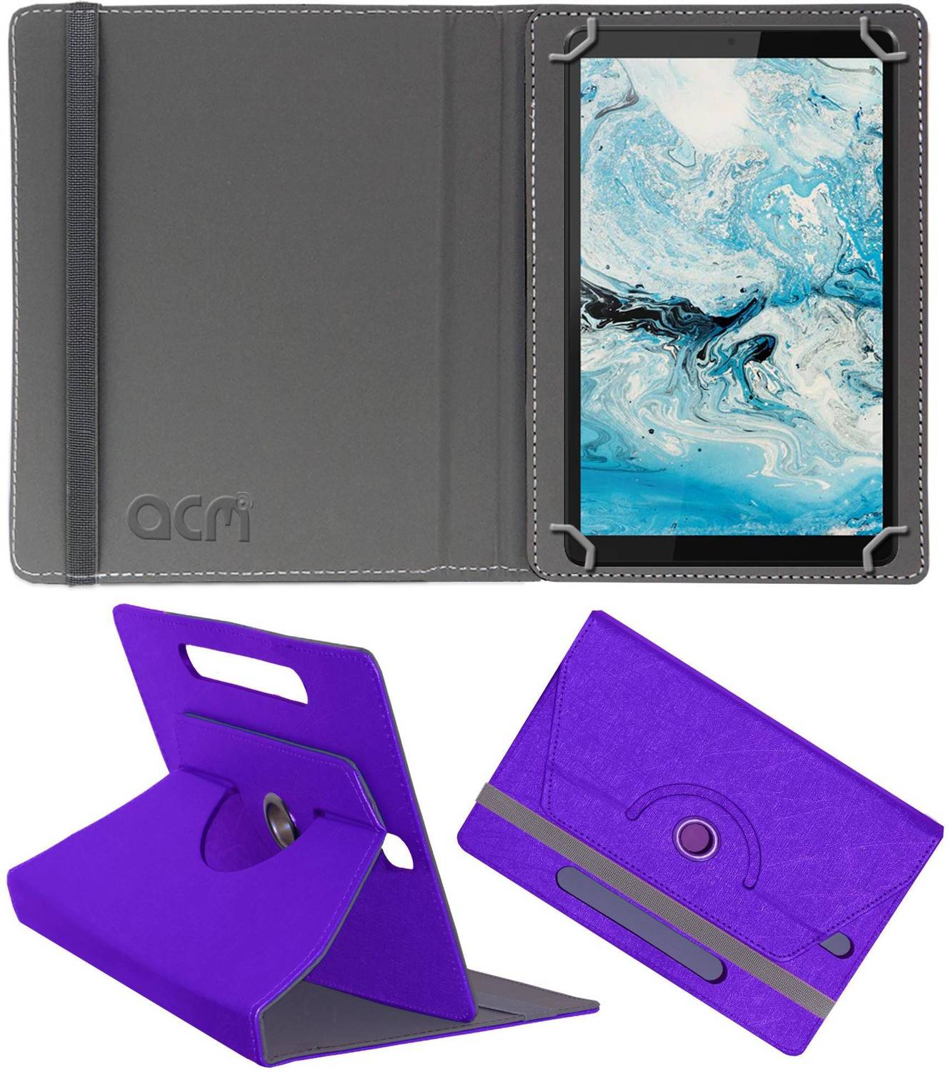 ACM Flip Cover for Lenovo Tab M8 (2Nd Gen) Hd