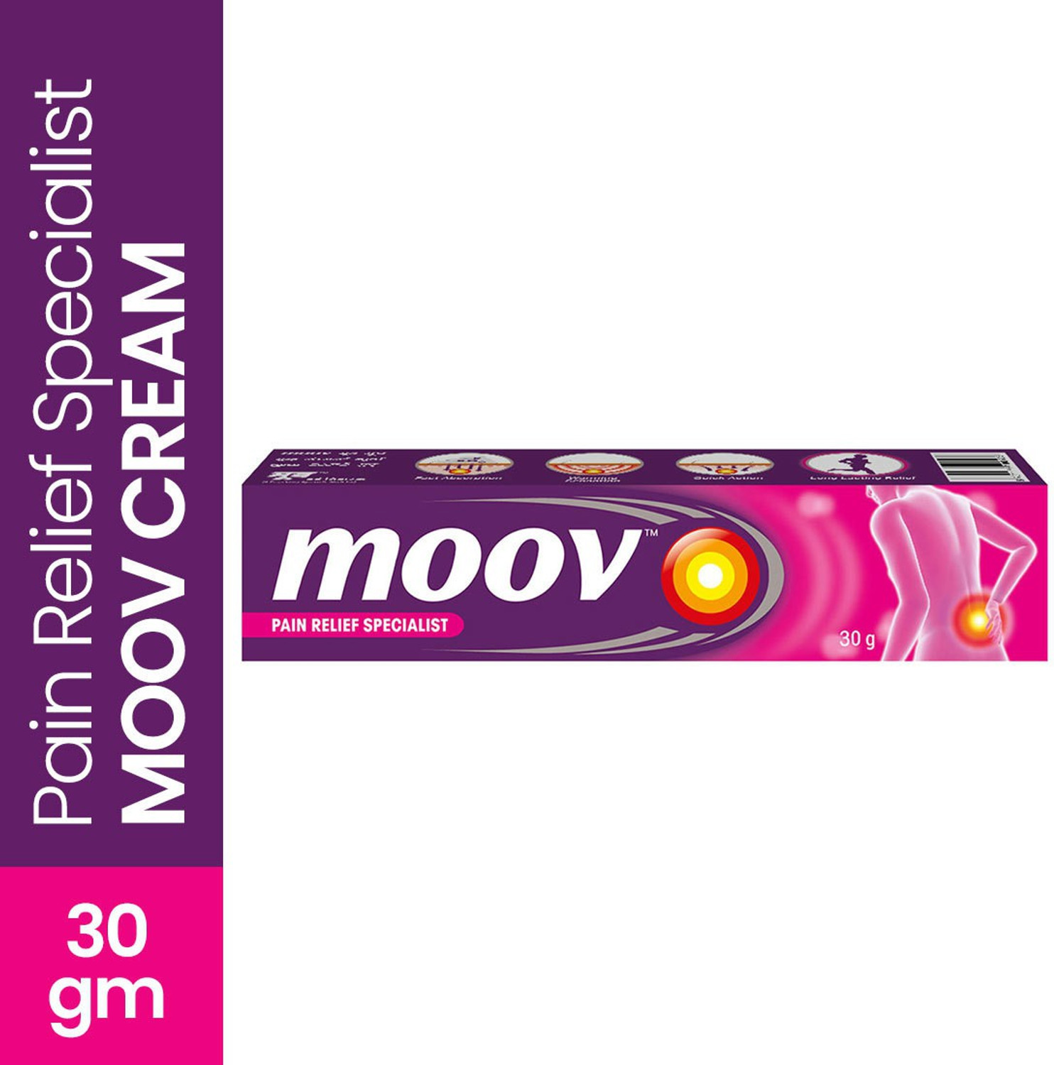 Image of MOOV Fast Pain Relief,Body, Joints, Ortho like Medicine, Ointment, Balm for Men Women Cream