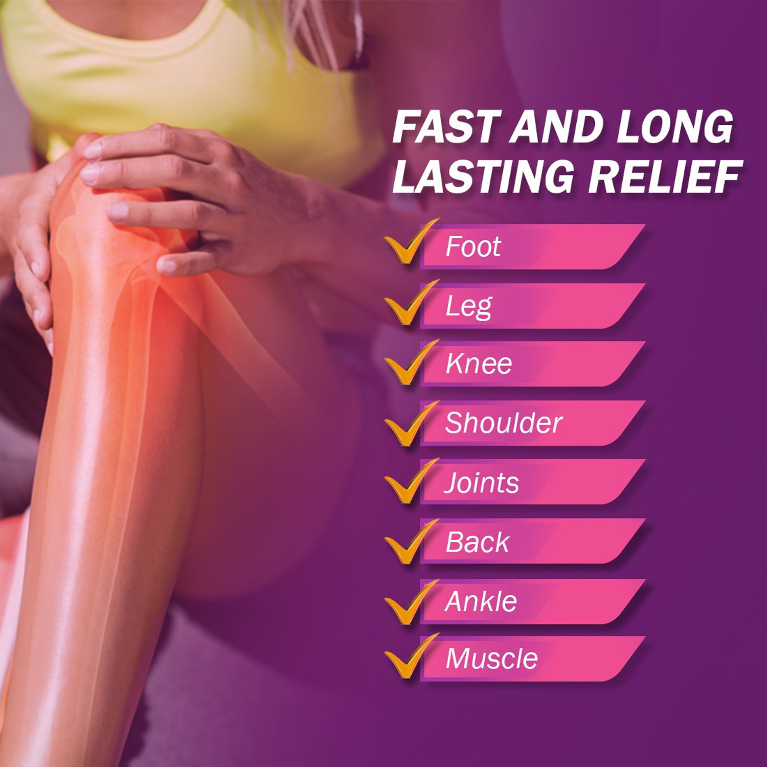 Image of MOOV Fast Pain Relief,Body, Joints, Ortho like Medicine, Ointment, Balm for Men Women Cream