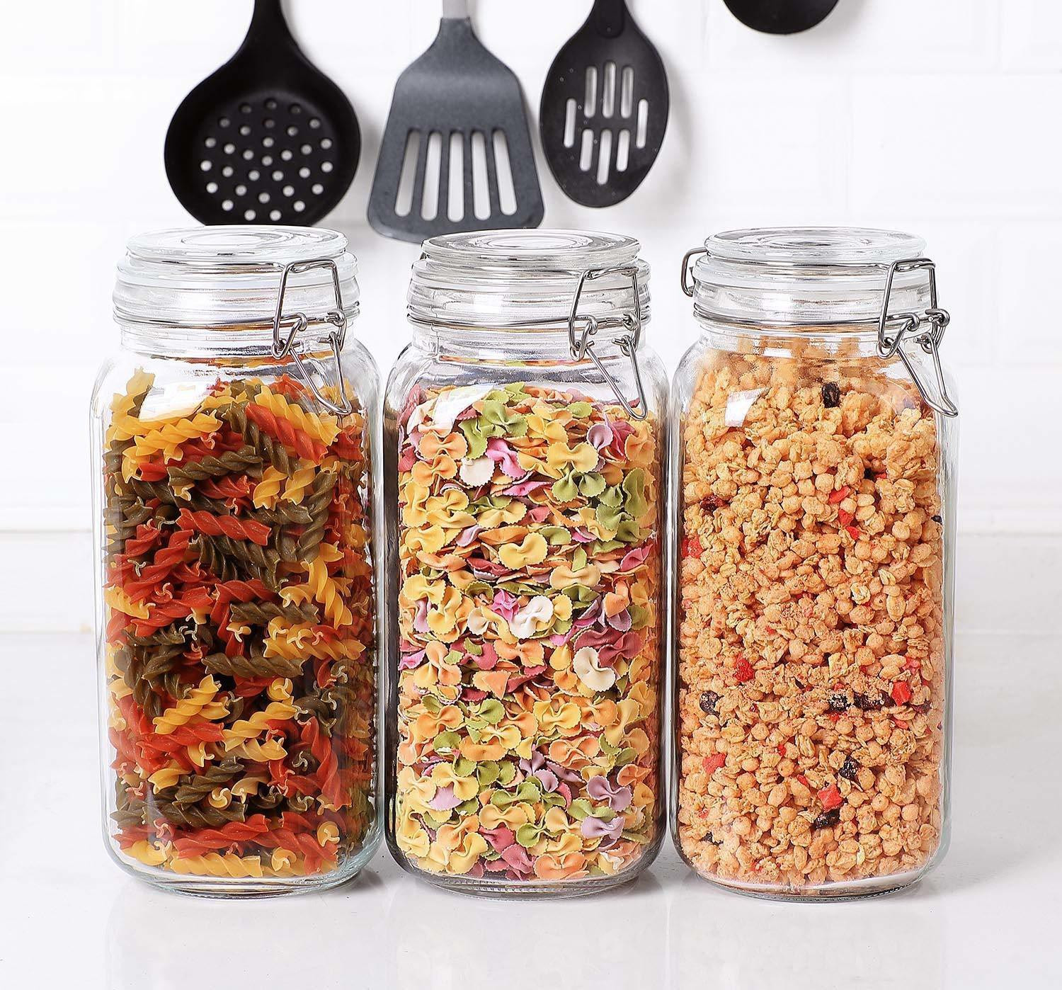 Image of GLASSCART Glass Pickle Jar - 1200 ml