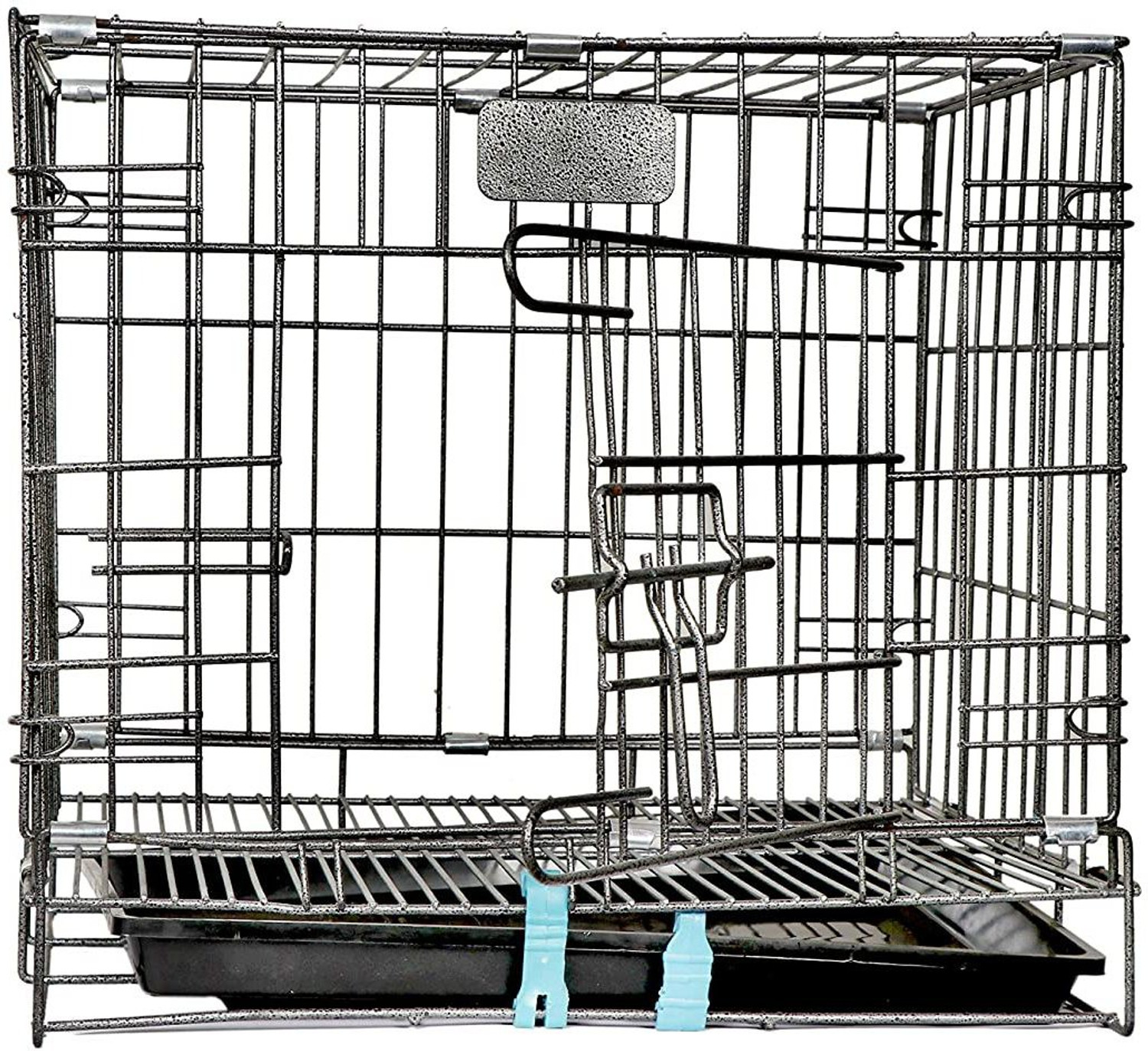 Image of Naaz Pet Naaz Two Door Folding Dog CAGE 24'' Dog Cage