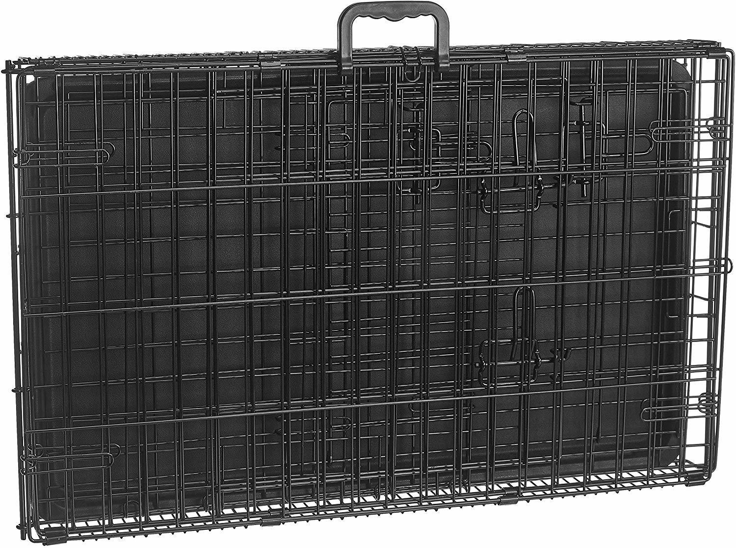 Image of Naaz Pet Naaz Two Door Folding Dog CAGE 24'' Dog Cage