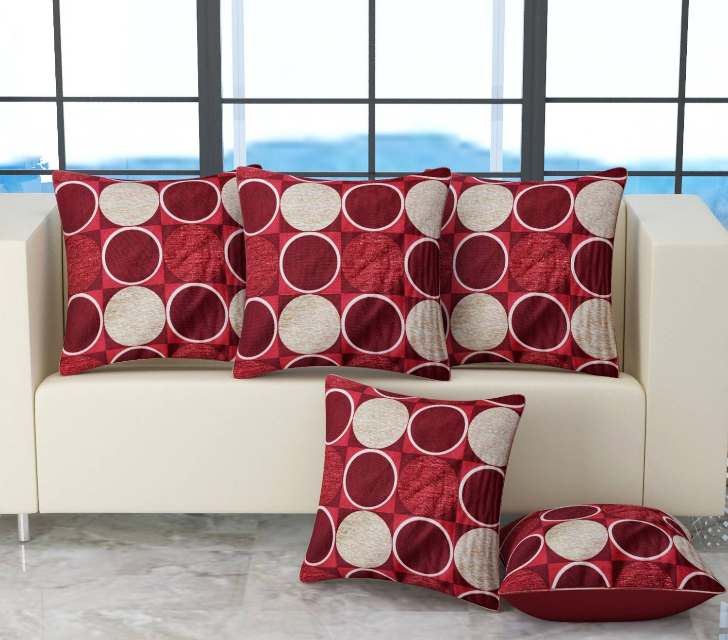 Bigger fish Polycotton Cushions Cover