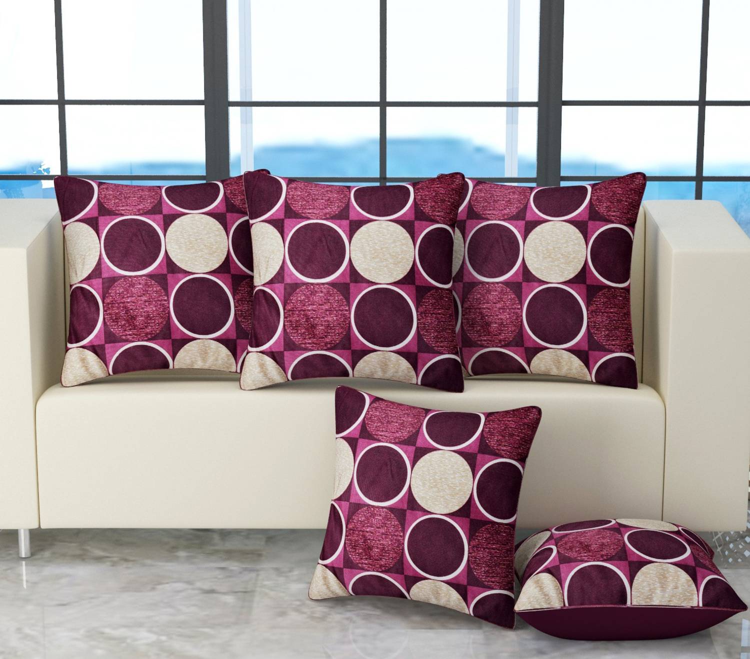Bigger fish Polycotton Cushions Cover