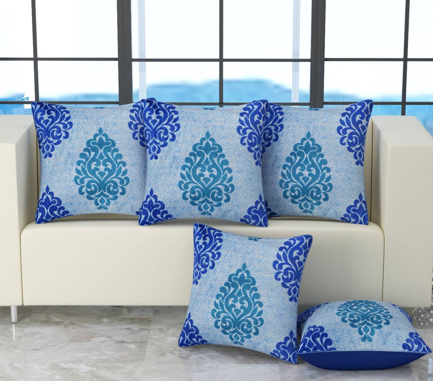 Bigger fish Polycotton Cushions Cover