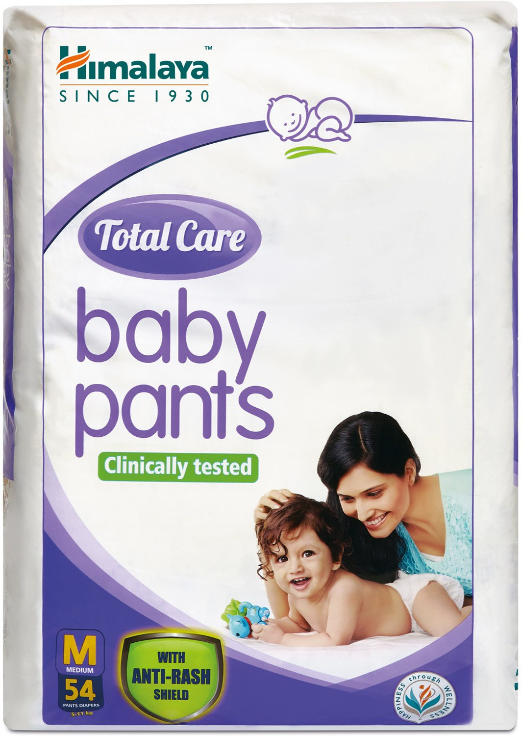 HIMALAYA Total Care Baby Pants - M (54 Count)