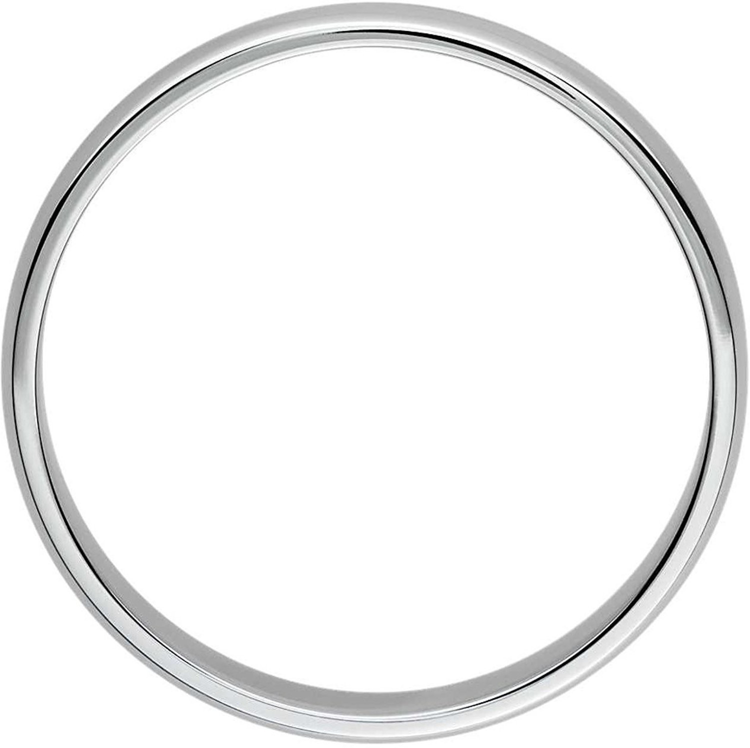 Image of Parnika High Polish Regular Wear Band Design Unisex Pure 92.5 Sterling Silver Ring