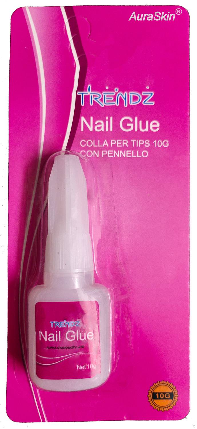 AuraSkin Suoer Strong Brush on Nail Glue for Acrylic Nails Fake Nails and Nail Art 10gm