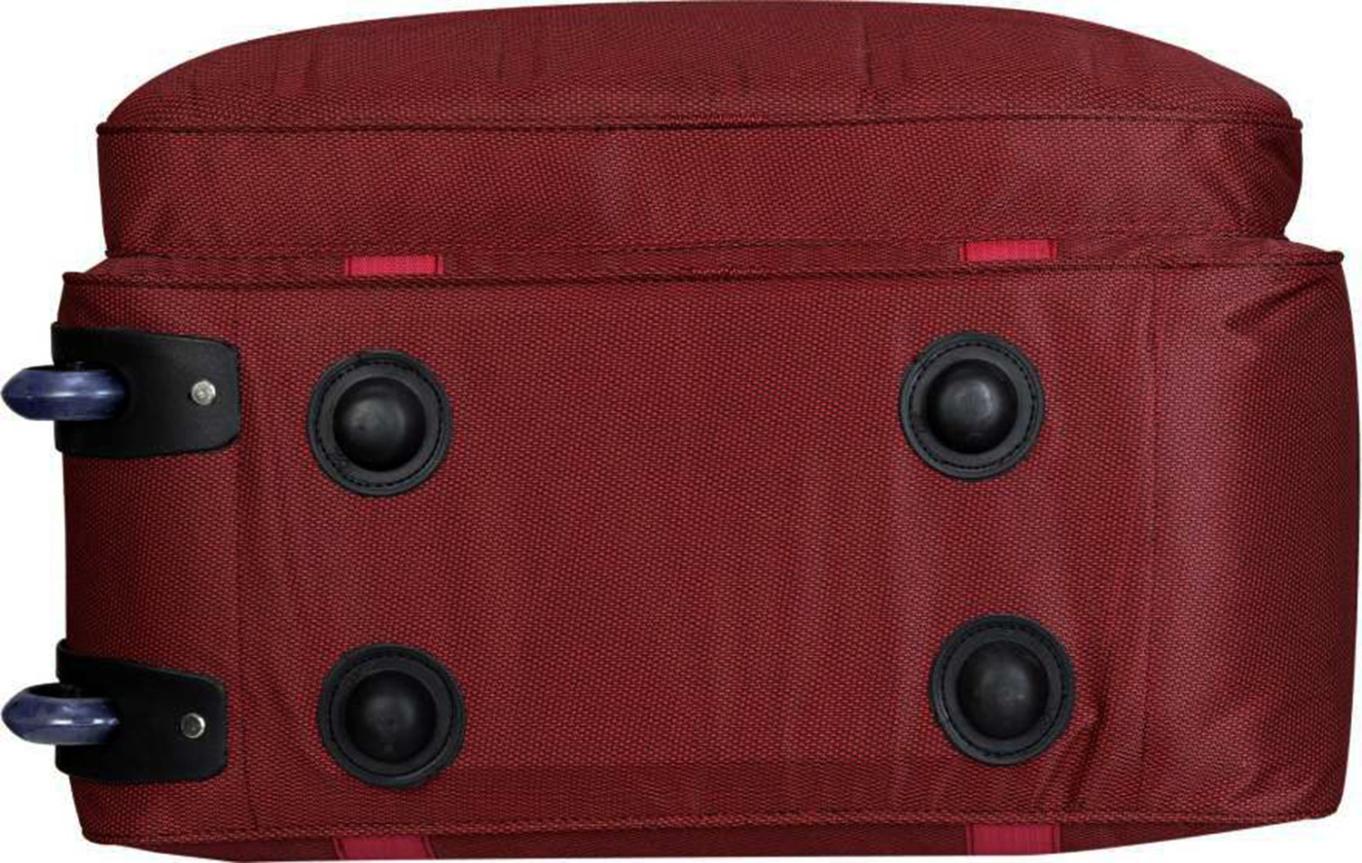 Image of Inte Enterprises duffel trolley simple red Small Travel Bag