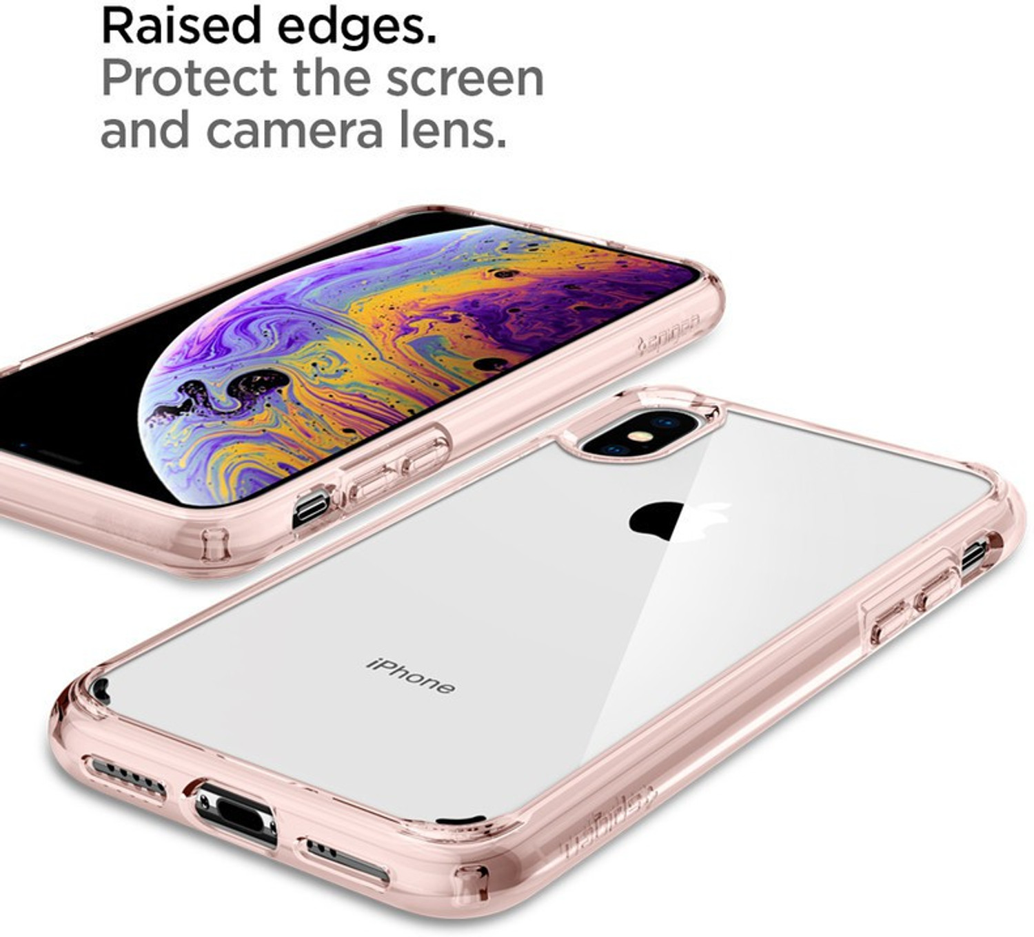Image of Spigen Ultra Hybrid Back Cover for Apple iPhone XS, Apple iPhone X