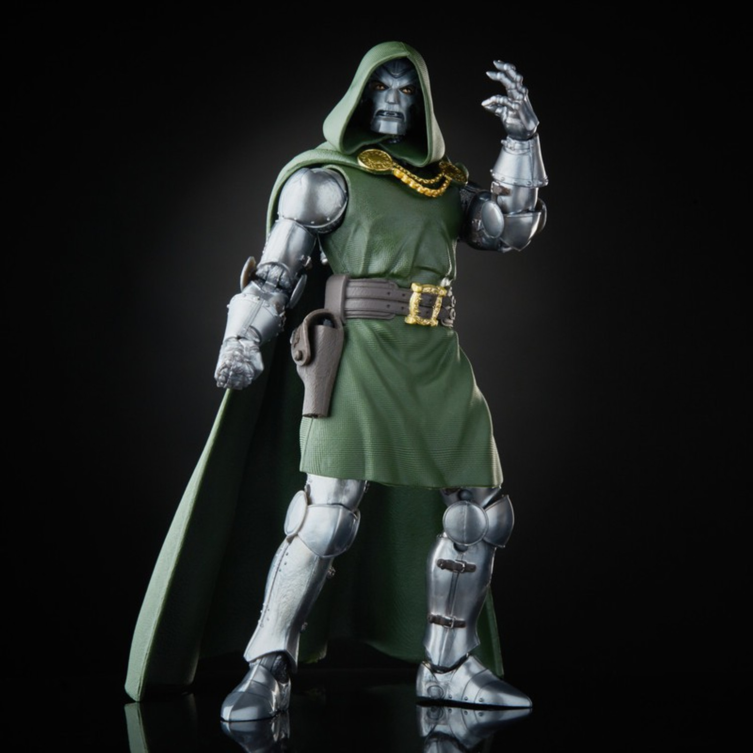 Image of MARVEL Legends Series Fantastic Four 6-inch Collectible Action Figure Doctor Doom Toy,1 Build-A-Figure Part