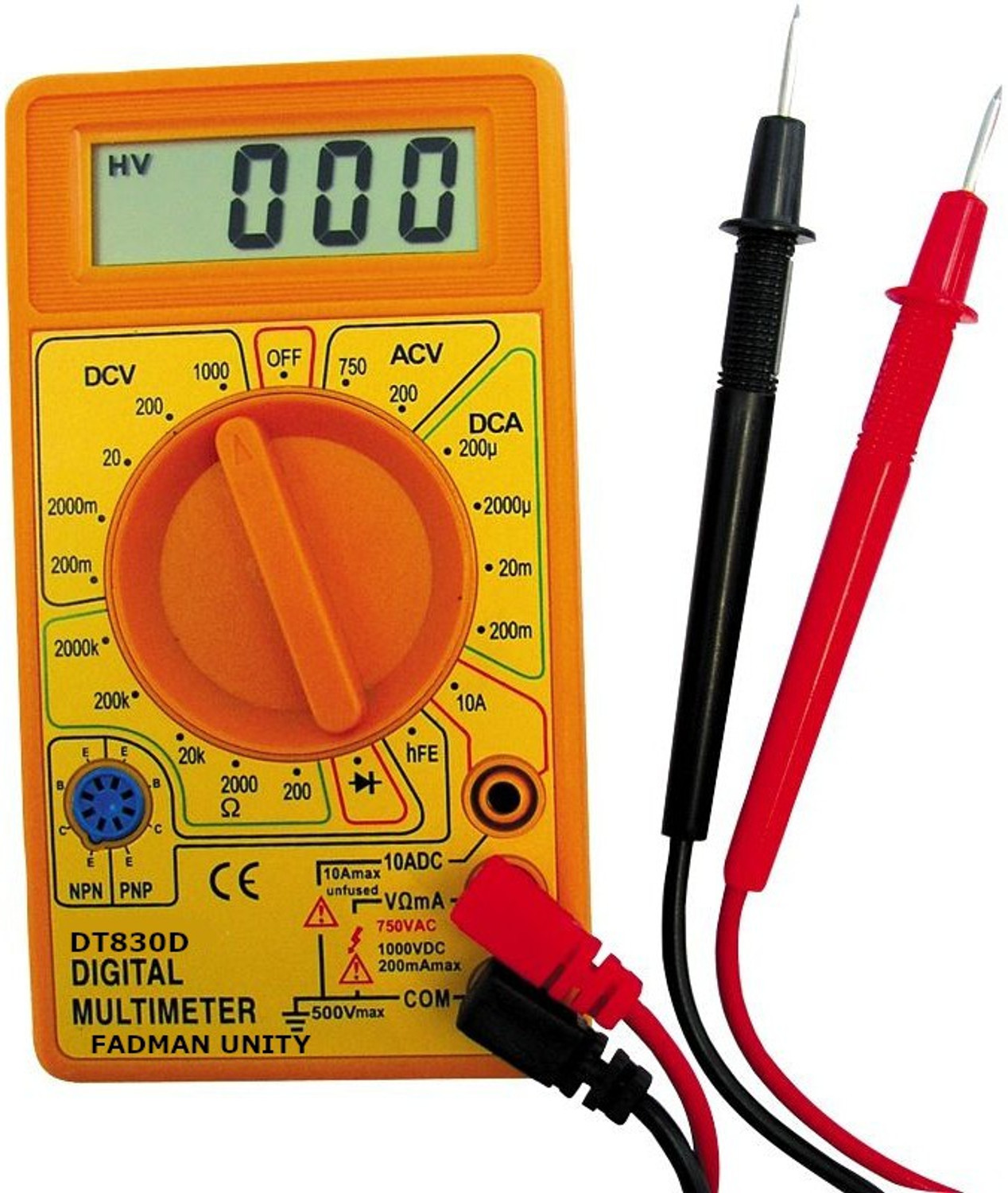 Image of FADMAN Basic and Useful Component Digital Multimeter