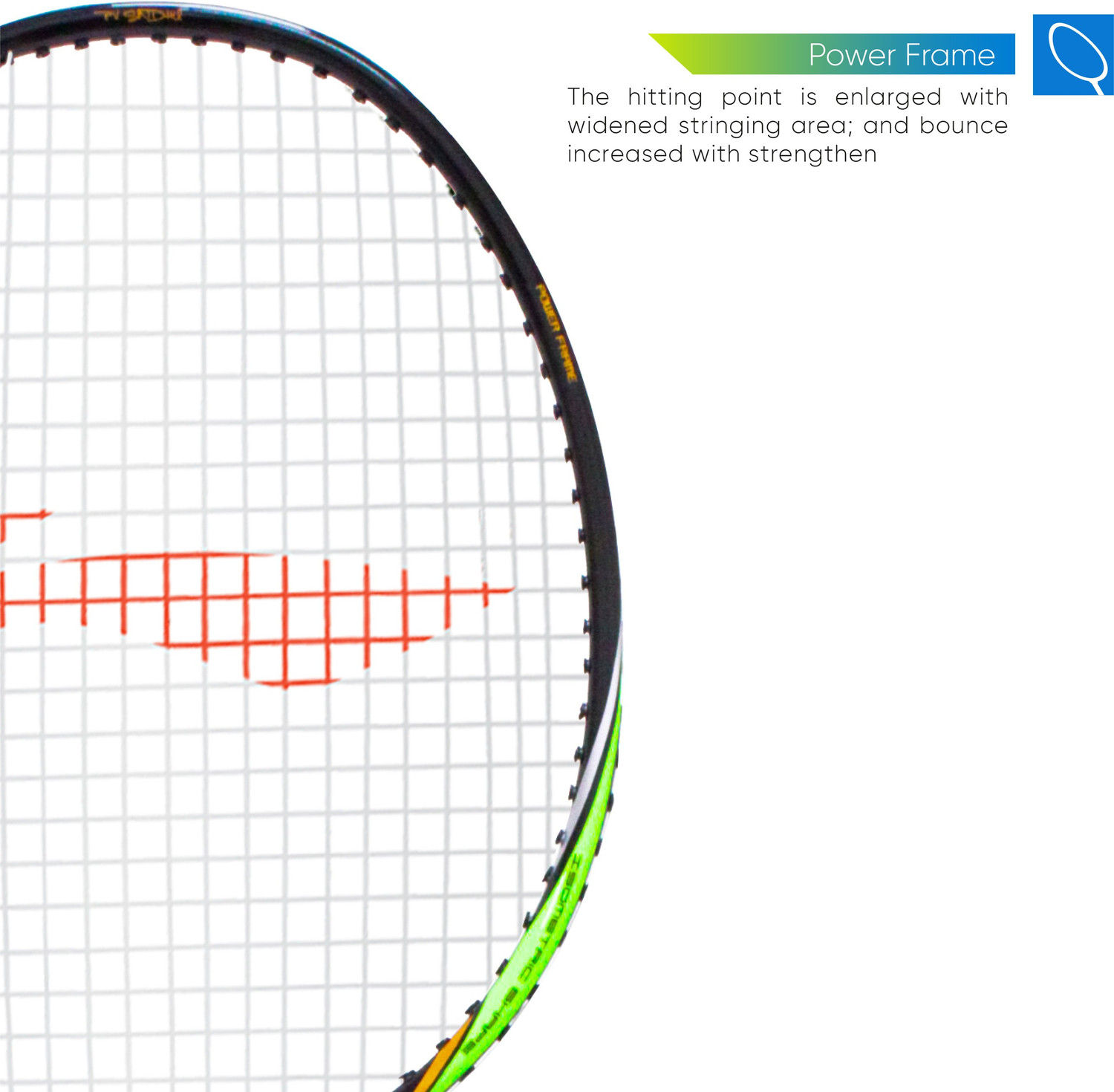 Image of Li-Ning XP 901 - PV Sindhu Signature Series Green Badminton Racquet G4 - 8.25 cm (pack of 1,86 gm)