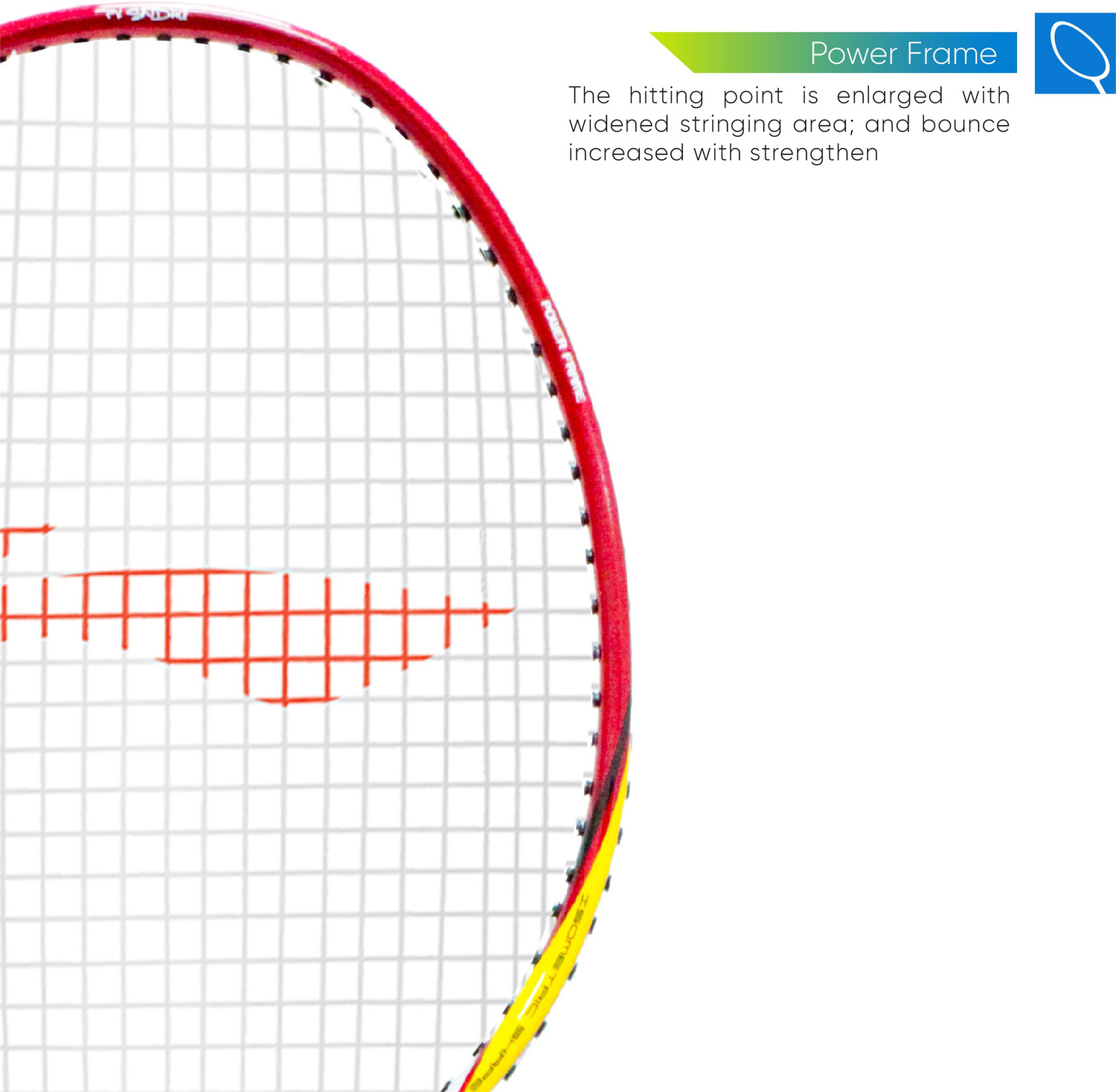 Image of Li-Ning XP 900 - PV Sindhu Signature Series Red Orange Badminton Racquet G4 - 8.25 cm (pack of 1,86 gm)