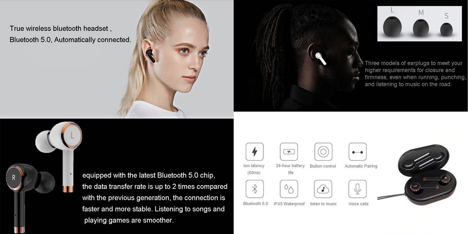 FANOSONS L2 True Wireless Twin Bluetooth Earbuds with Charging Case  Bluetooth Price in India - Buy FANOSONS L2 True Wireless Twin Bluetooth  Earbuds with Charging Case Bluetooth Online - FANOSONS : Flipkart.com