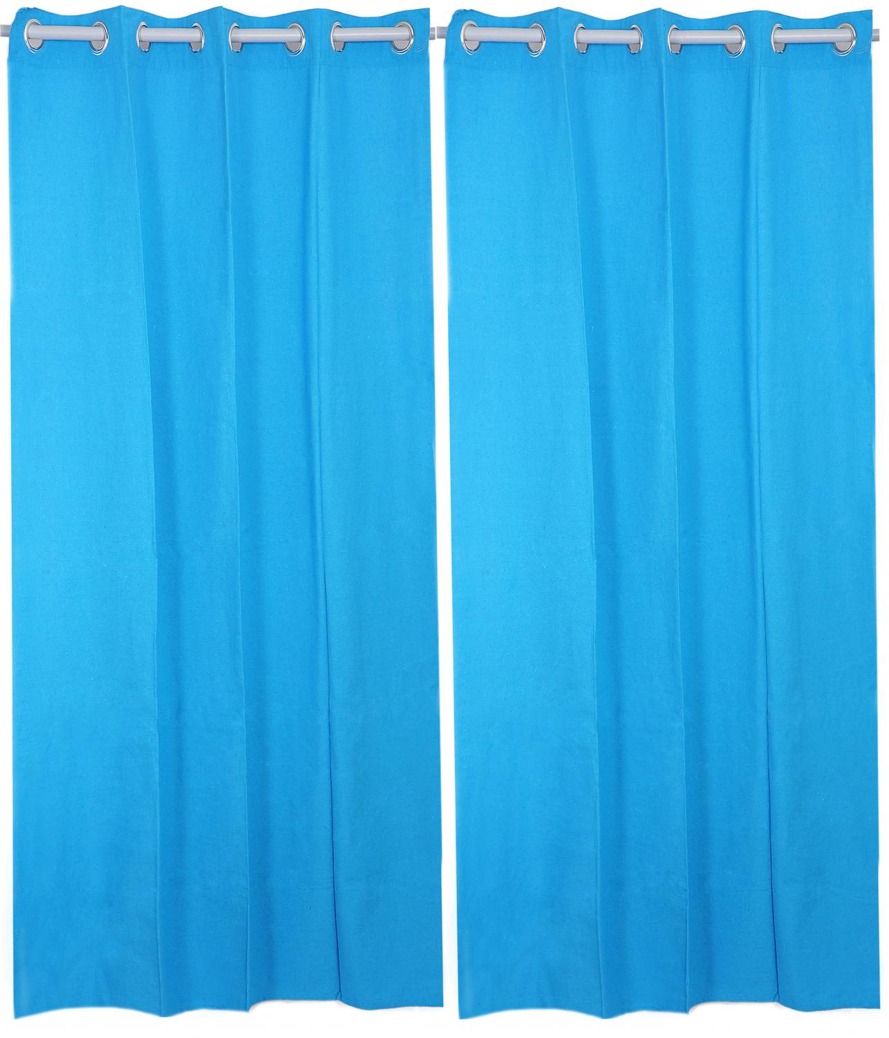 Alemah 153 cm (5 ft) Window Cotton Room Darkening Curtain (Pack Of 2)