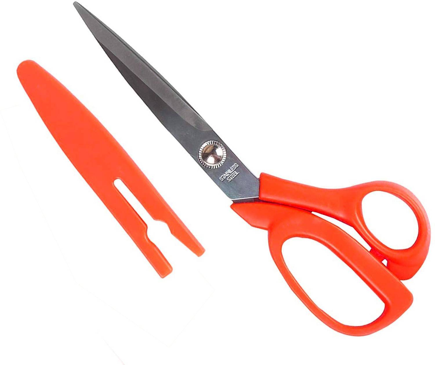 7Q7 Large Scissor for All Purpose Tailoring/Sewing/Paper Cutting/Haircutting - 229mm Multicolor Scissors