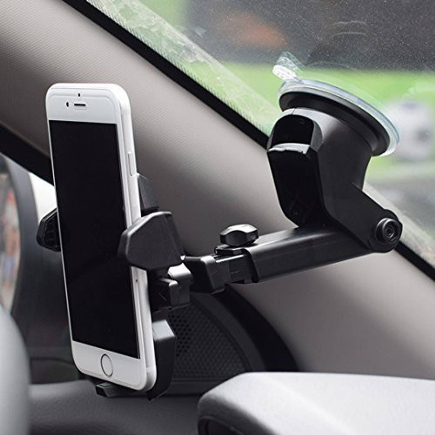 RHONNIUM Car Mobile Holder for Windshield, Clip