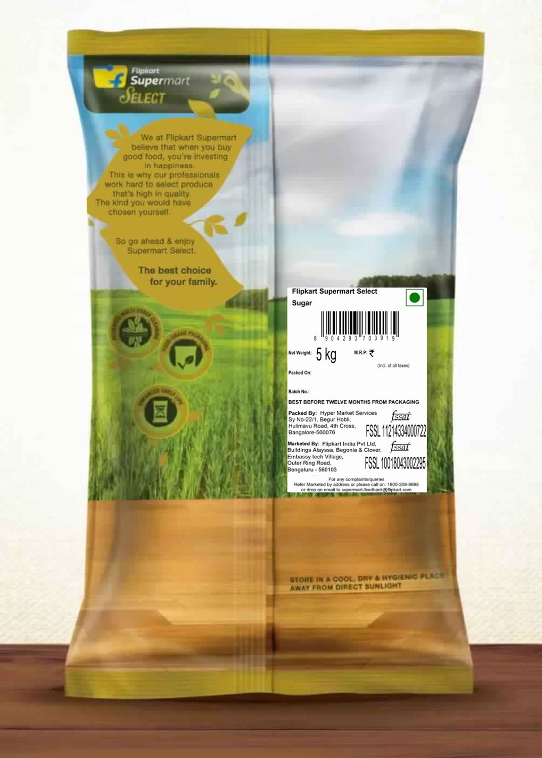 Image of Flipkart Supermart Select White Sugar