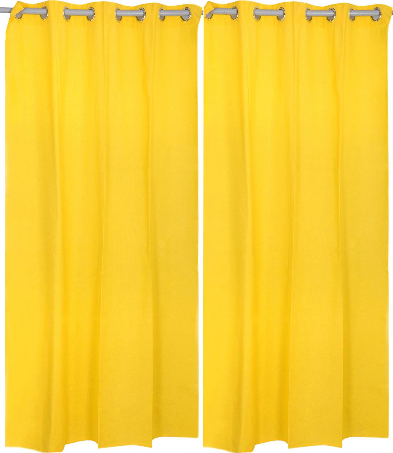 Alemah 152 cm (5 ft) Window Cotton Room Darkening Curtain (Pack Of 2)
