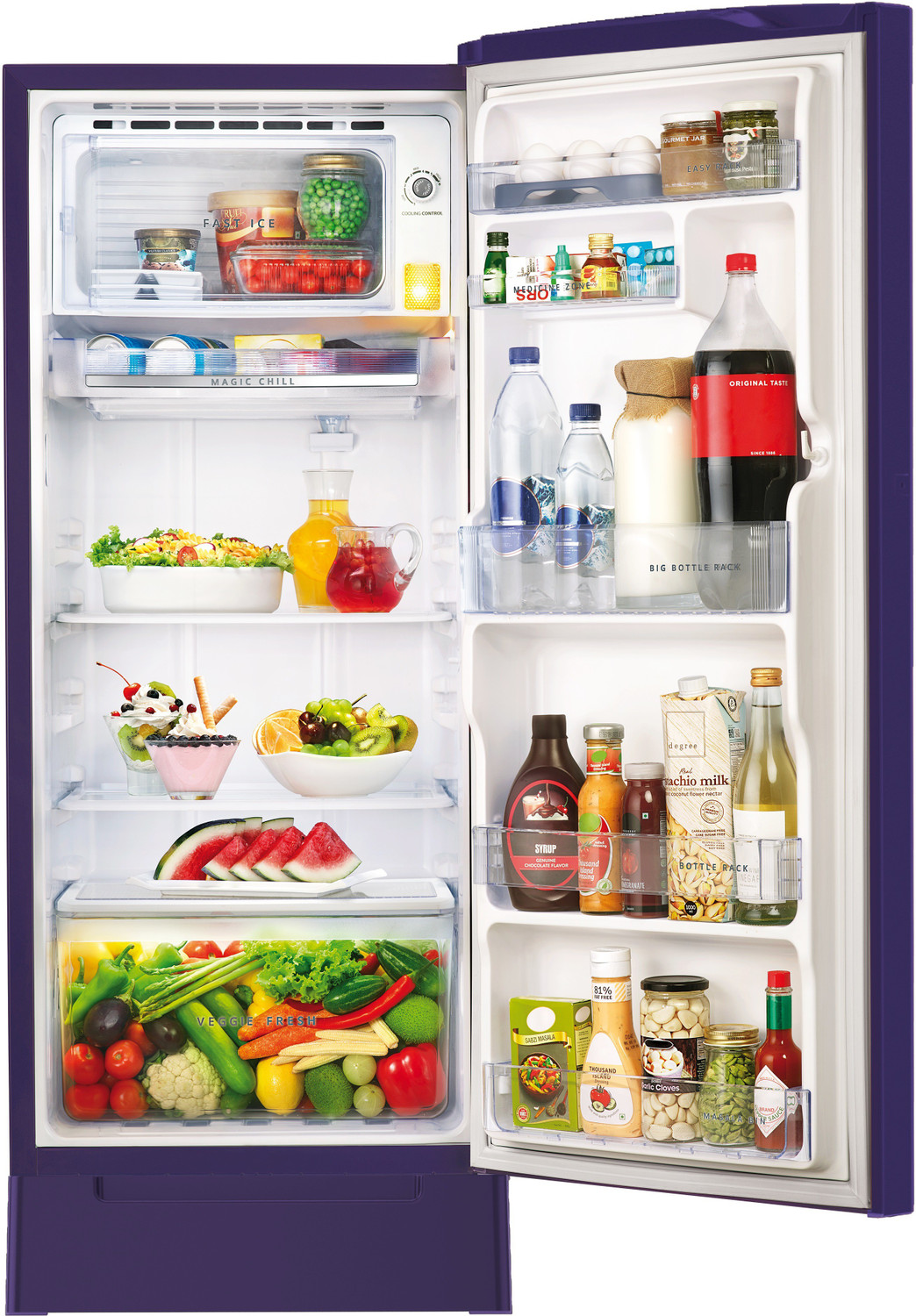 Image of Whirlpool 192 L Direct Cool Single Door 3 Star Refrigerator with Base Drawer