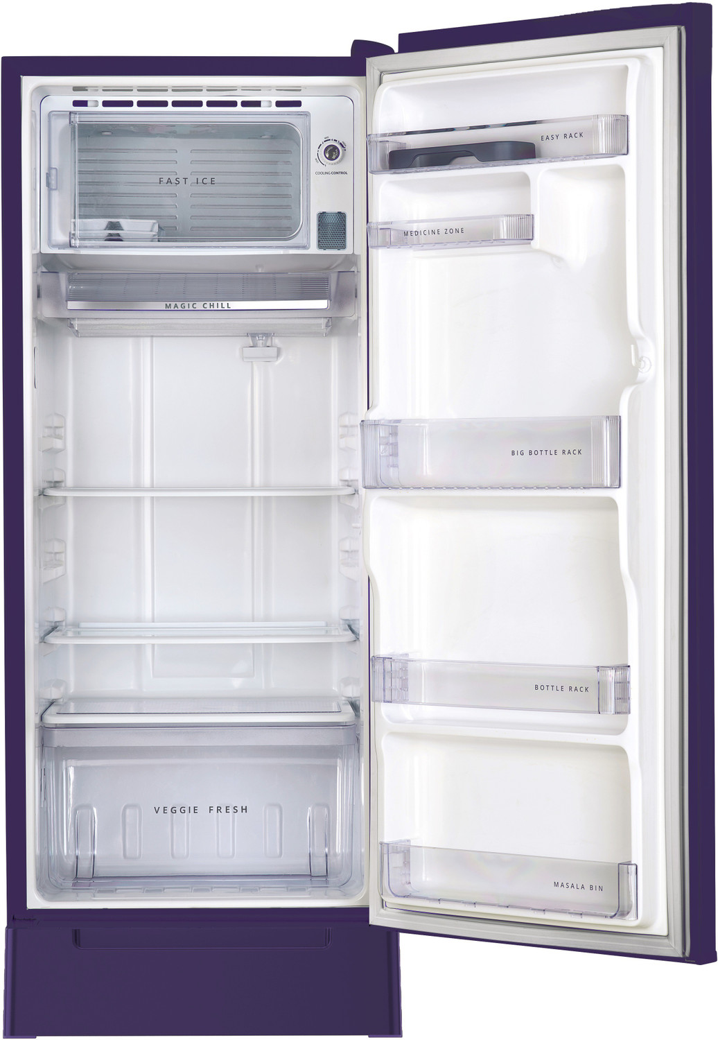 Image of Whirlpool 192 L Direct Cool Single Door 3 Star Refrigerator with Base Drawer