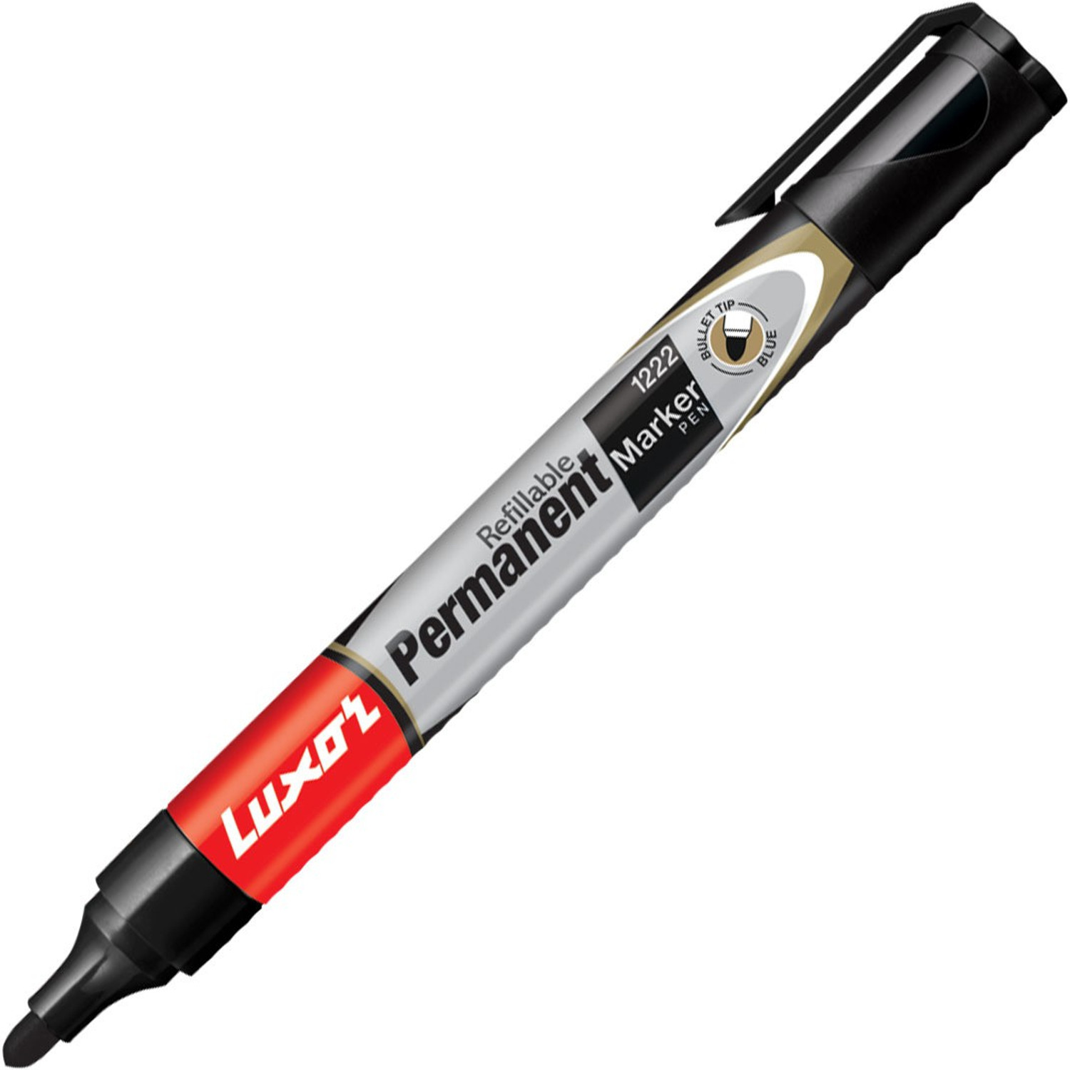 Image of LUXOR Refillable Black Permanent Marker
