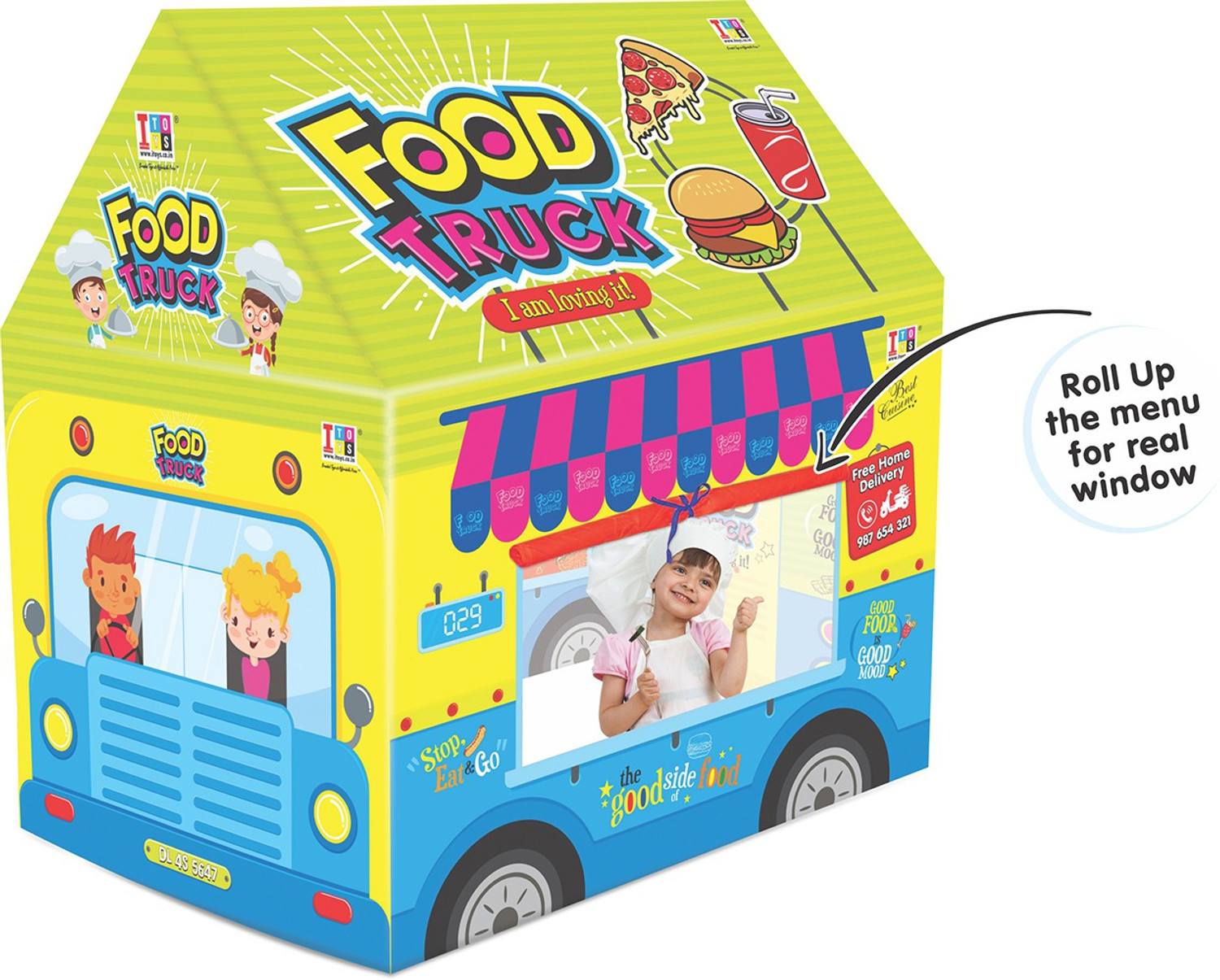 Image of ITOYS Food truck Role Play tent house for Kids