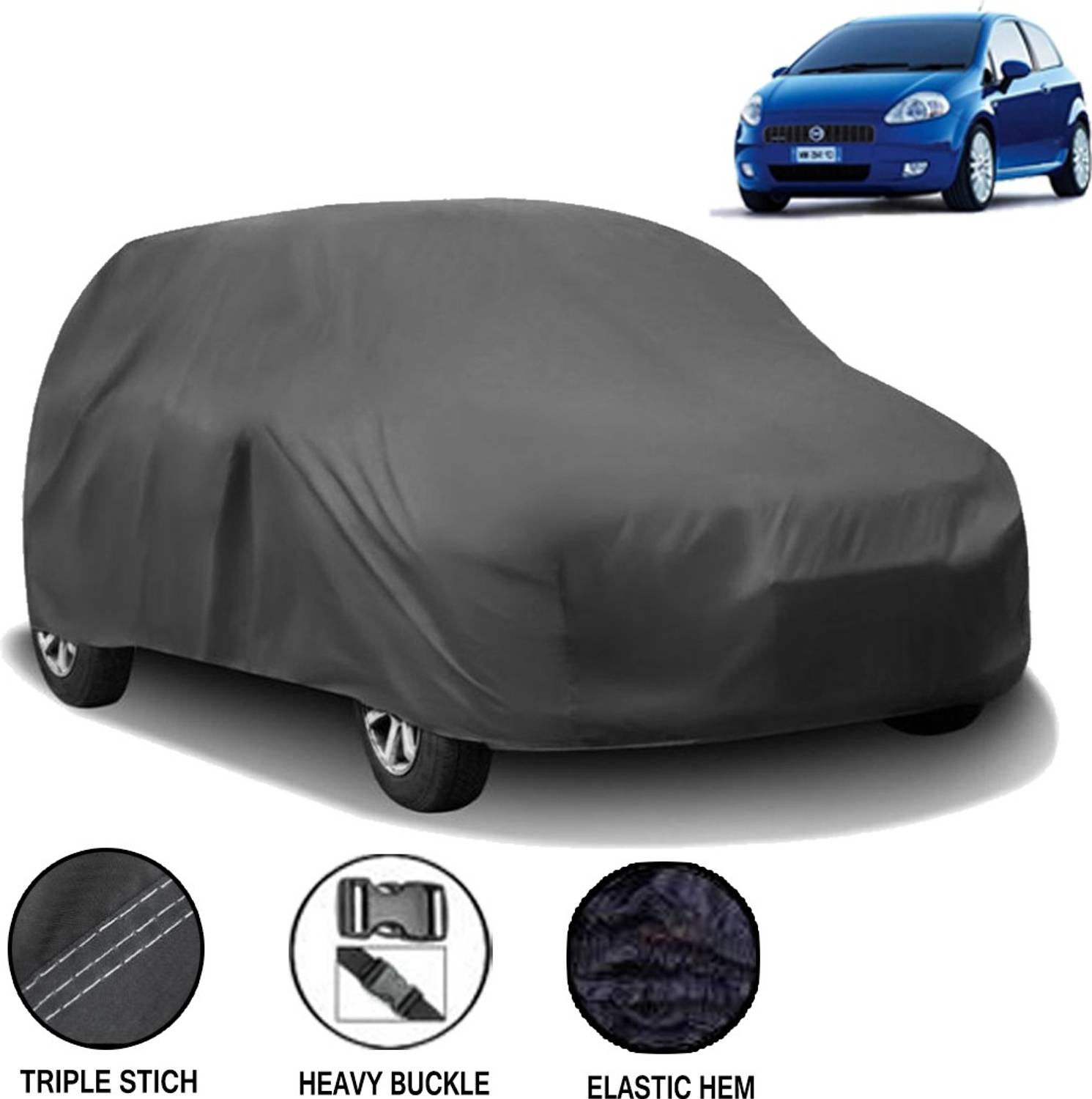 Acto Car Cover For Fiat Punto (Without Mirror Pockets)