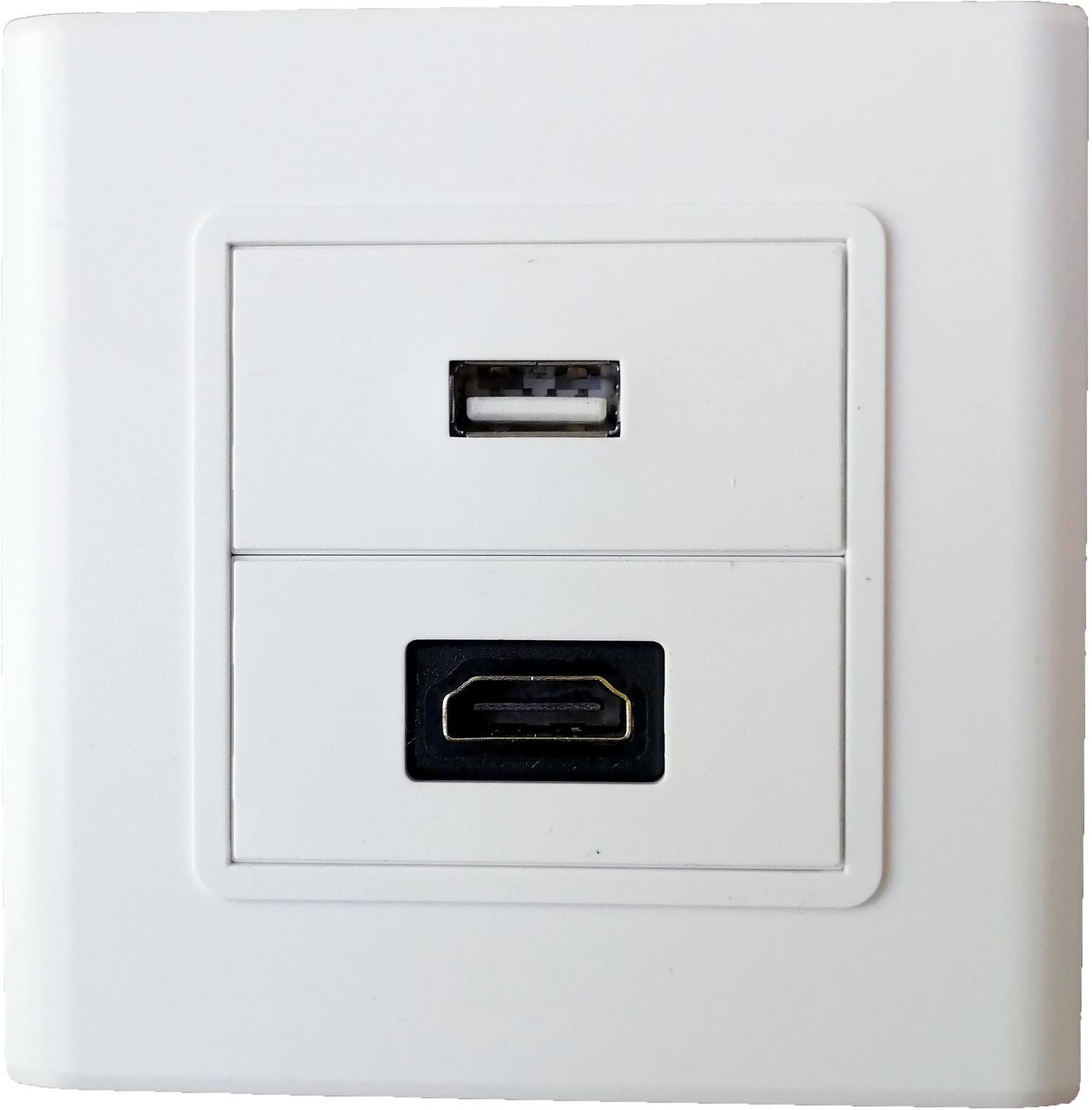 BOXNUBE TV-out Cable Multimedia Modular Wall Face Plate with HDM