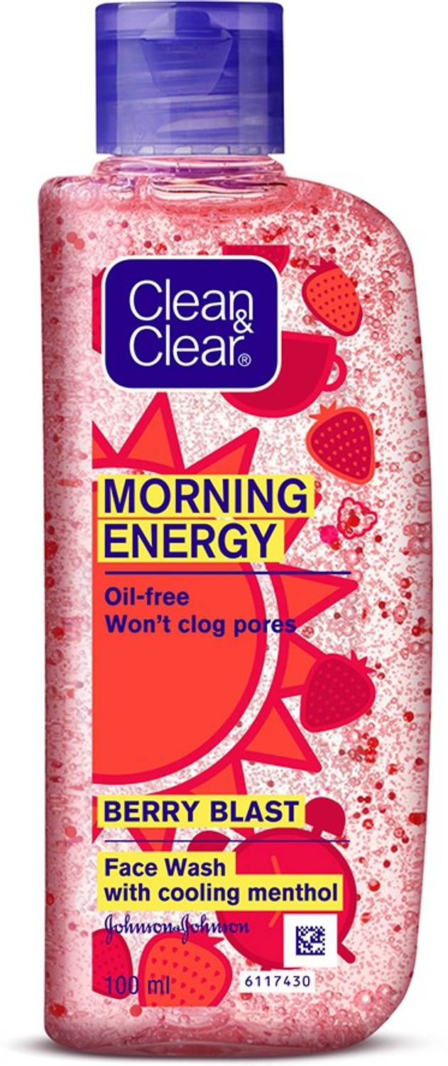 Clean & Clear Morning Energy Berry Blast Face Wash (100 ml)