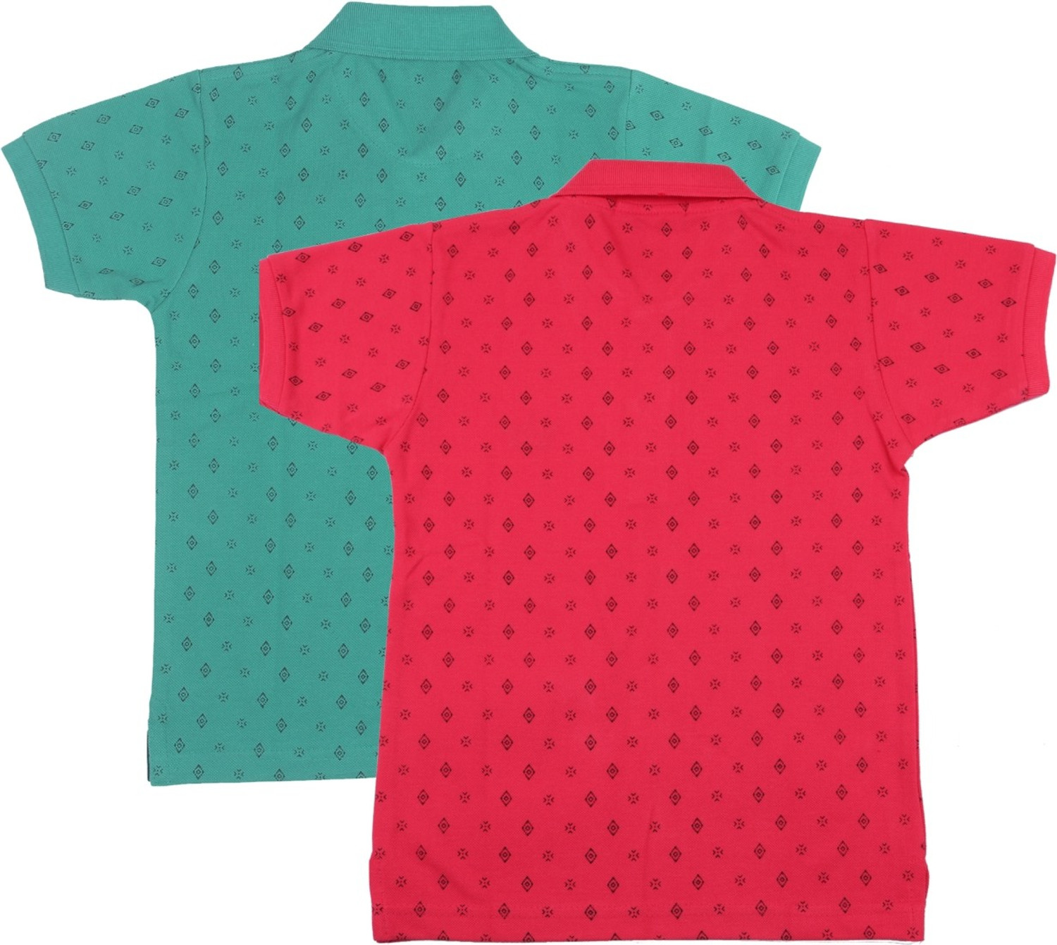 Image of NeuVin Boys Printed Cotton Blend Regular T Shirt