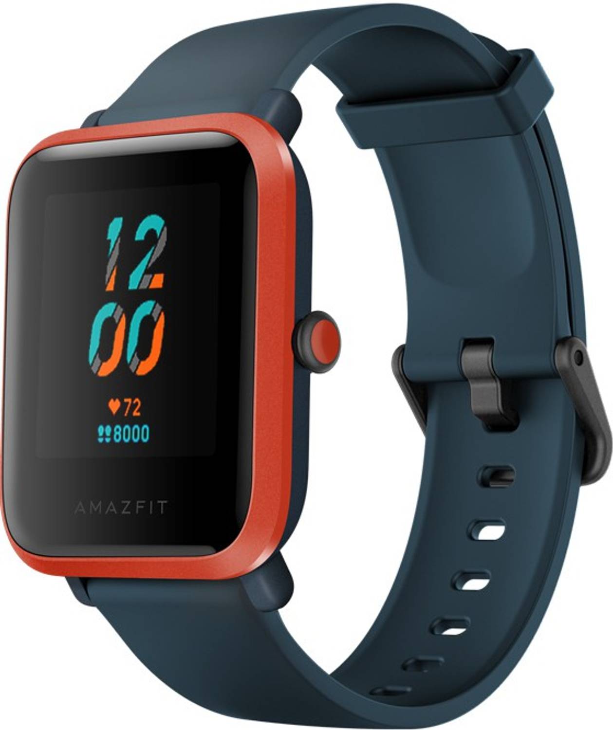 huami Amafit Bip S Smartwatch (Blue Strap, Regular)