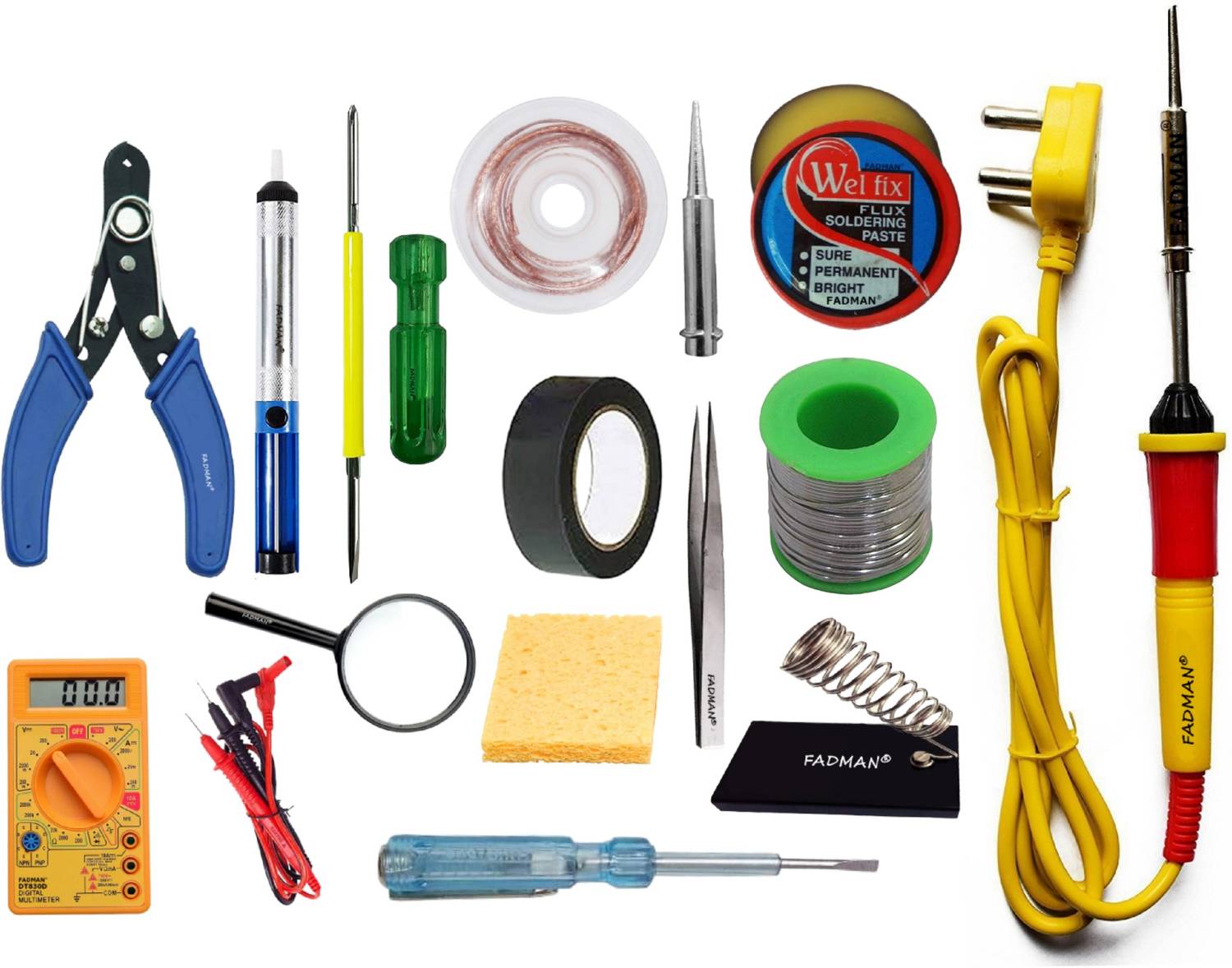 FADMAN 25W Soldering Iron Kit - 15 Piece Set Pack of 15 - Image 1