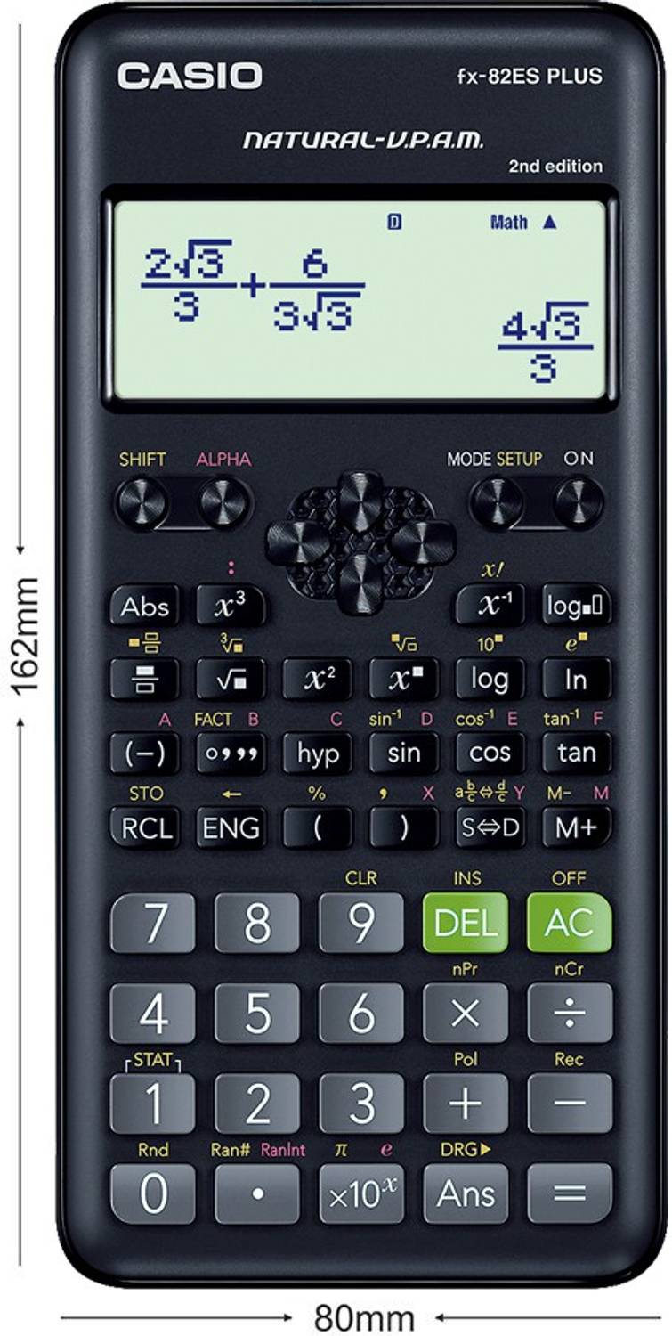 CASIO FX-82ES Plus 2nd Edition Scientific Calculator - Image 3