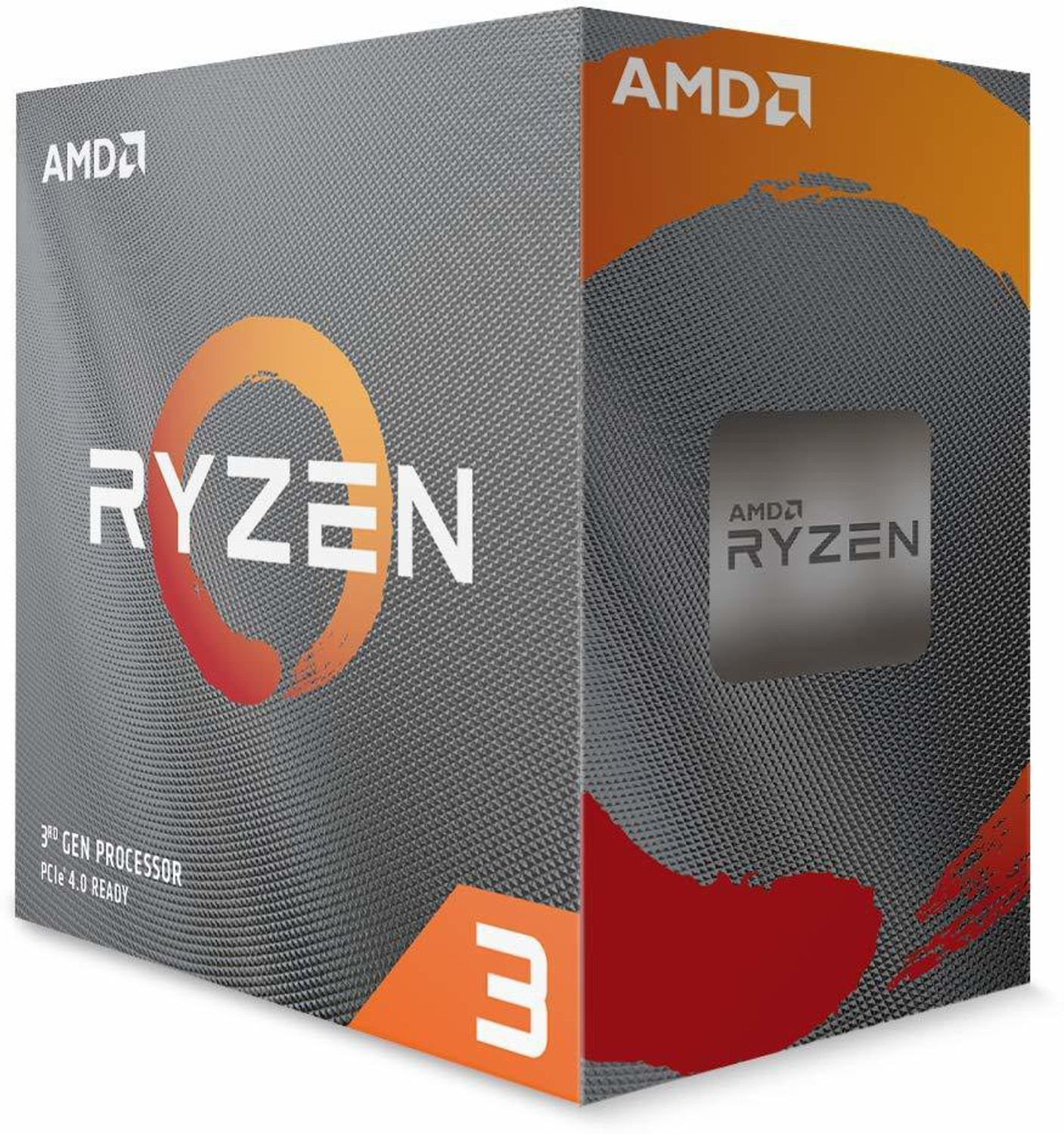 Image of AMD Ryzen 3 3100 3.6 GHz Upto 3.9 GHz AM4 Socket 4 Cores 8 Threads 2 MB L2 16 MB L3 Desktop Processor