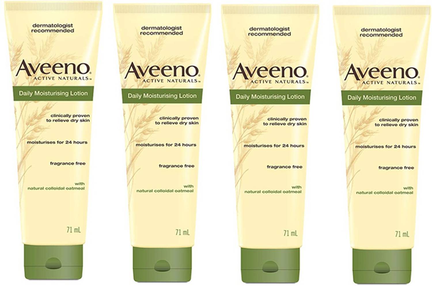 Aveeno Doctor Recommended Daily Moisturising Lotion (71ml) - Pack of 4 x 71ml