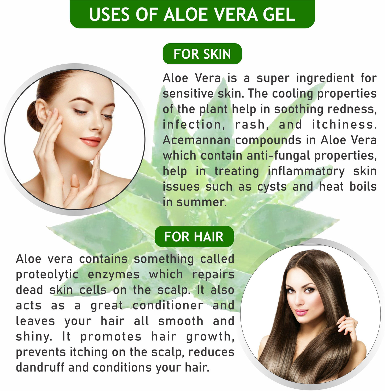 Image of tekzon Aloe Vera Gel Raw (500 Gram) Ideal f care