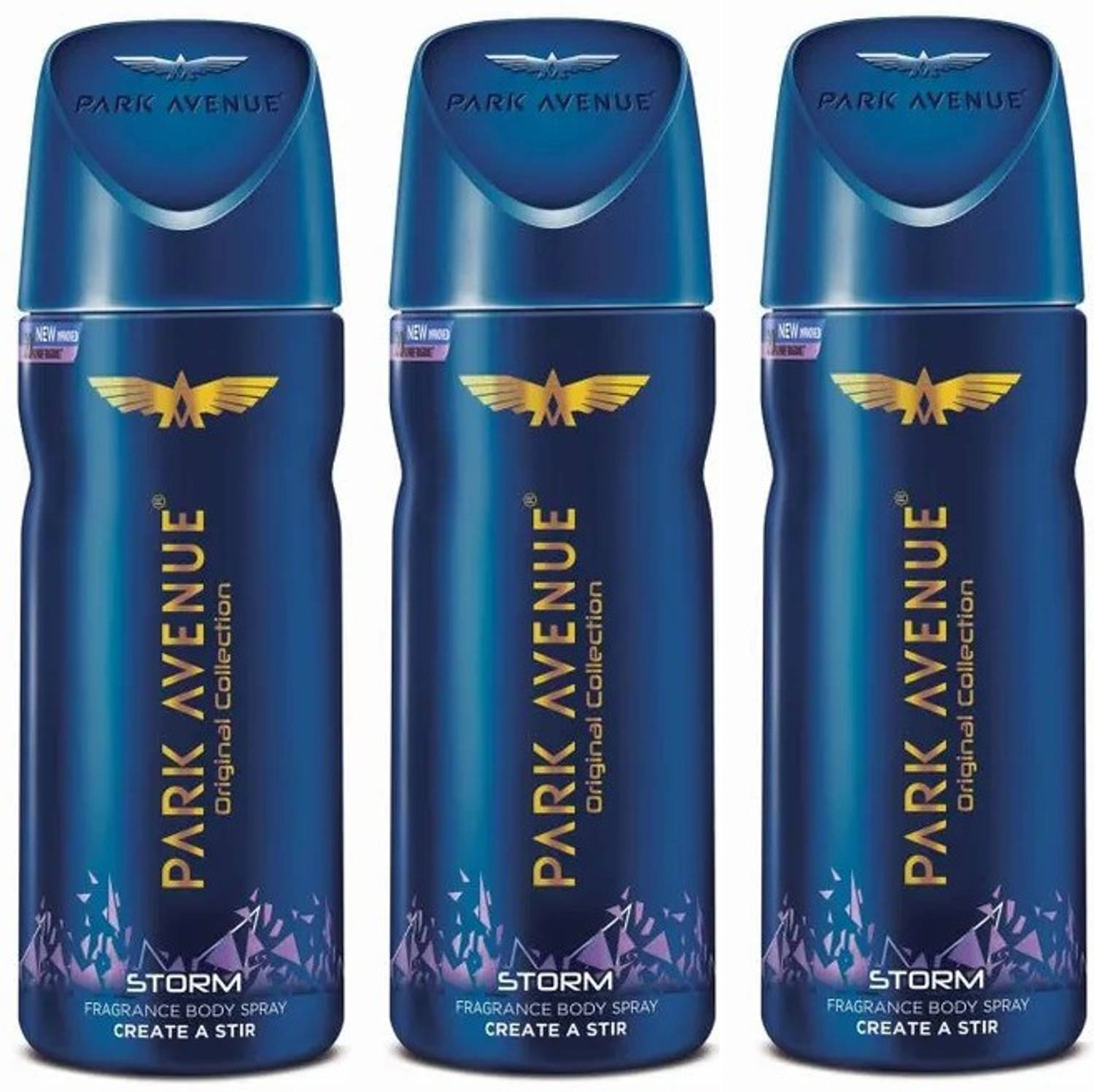 PARK AVENUE Storm deo 3pcs 150ml each ST-03 Deodorant Spray - F